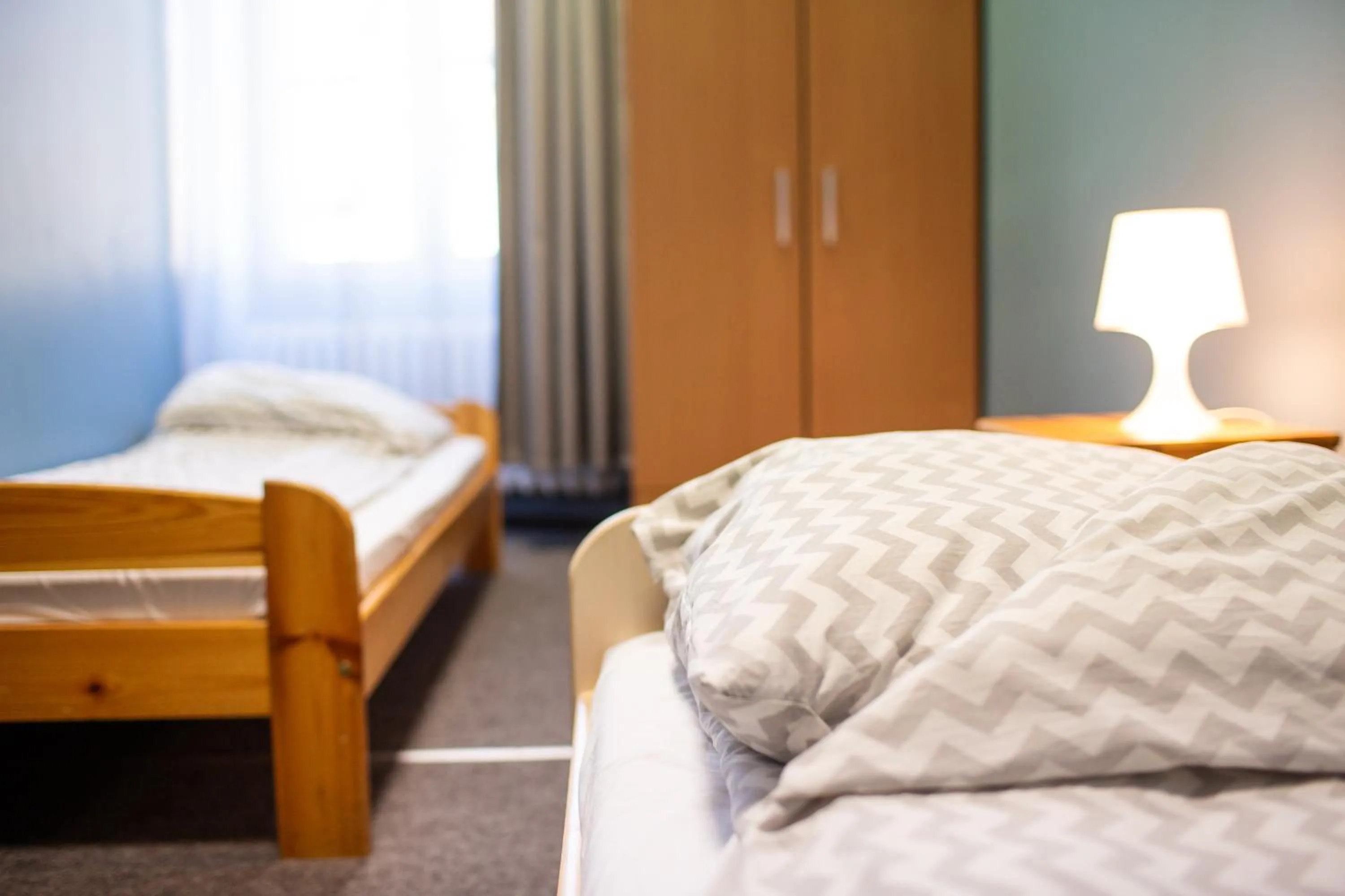 Twin Room with Shared Bathroom in Moon Hostel Wrocław