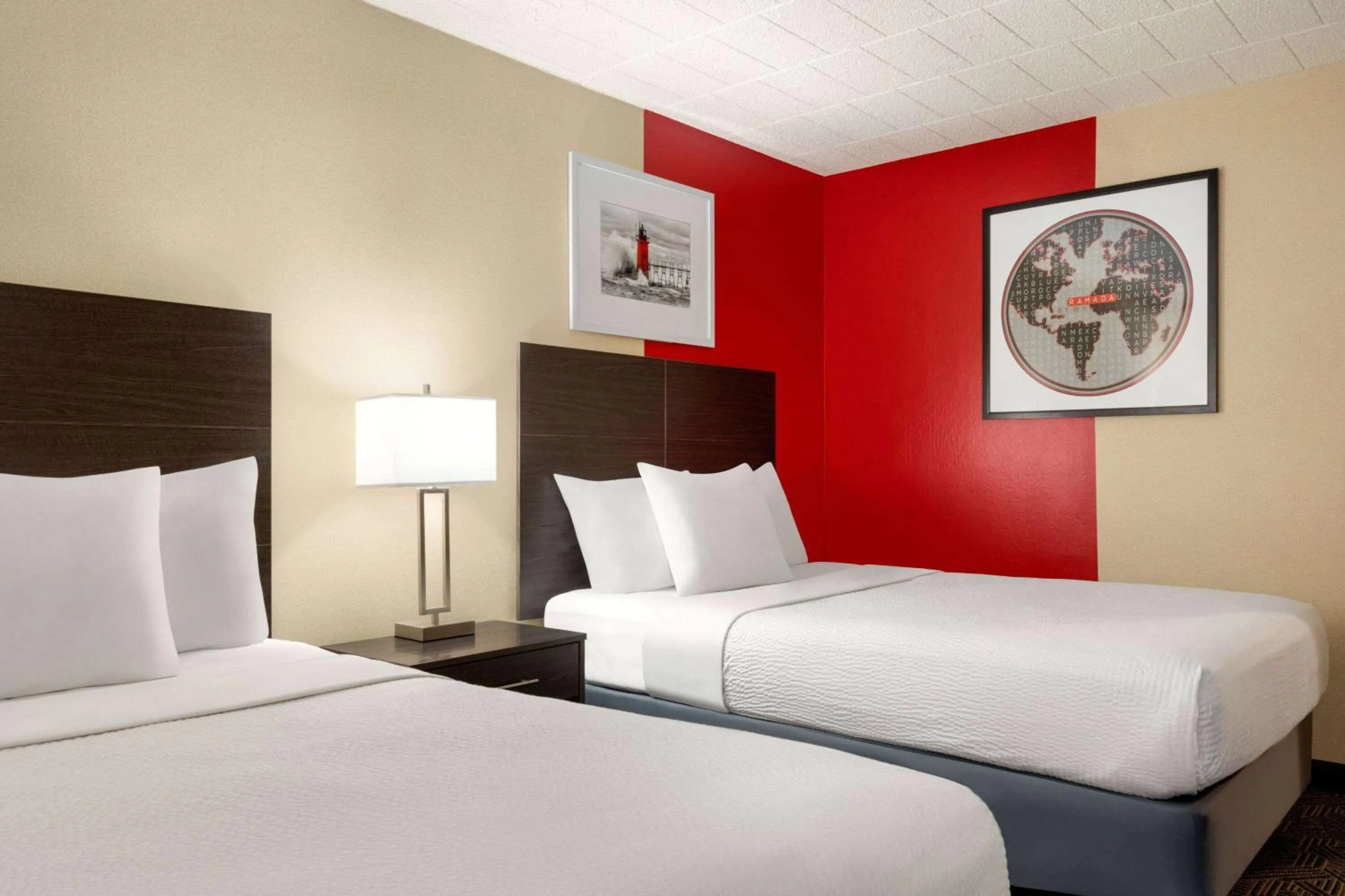 Double Room with Two Double Beds - Pet Friendly/Non-Smoking in Ramada by Wyndham Alpena