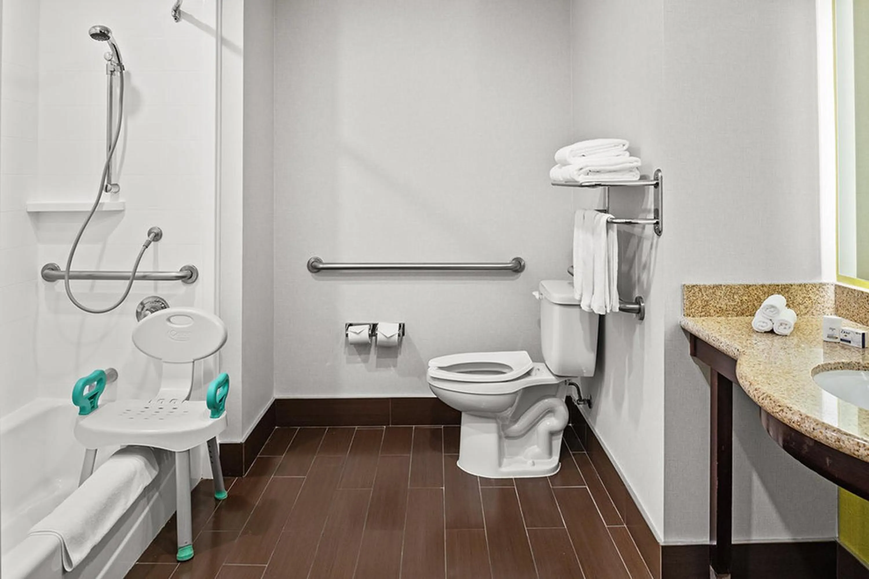 Standard Queen Room with Two Queen Beds and Mobility Accessible Tub in Holiday Inn Express Hotel & Suites Twentynine Palms by IHG