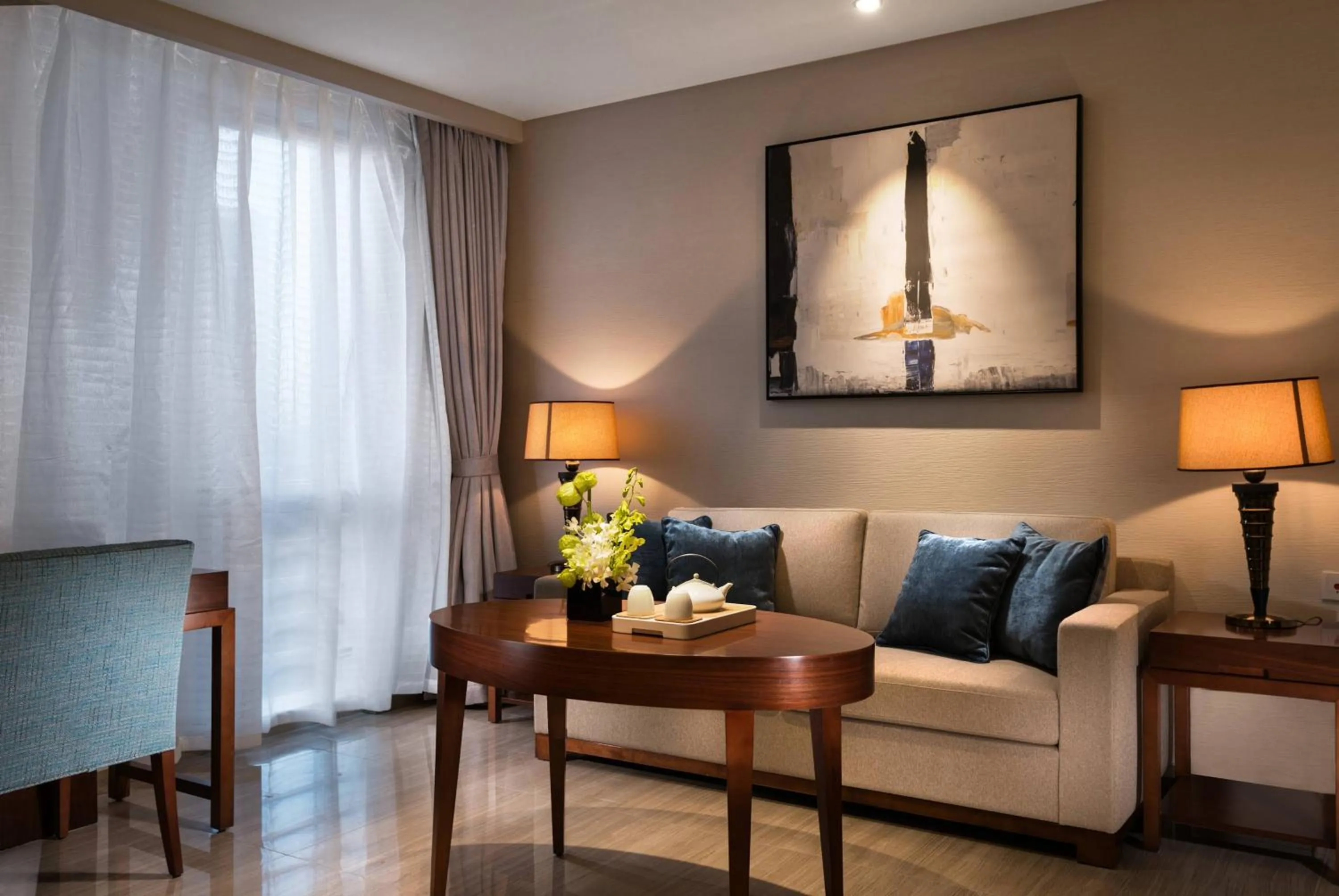 Deluxe Twin Room in Oakwood Hotel & Residence Suzhou