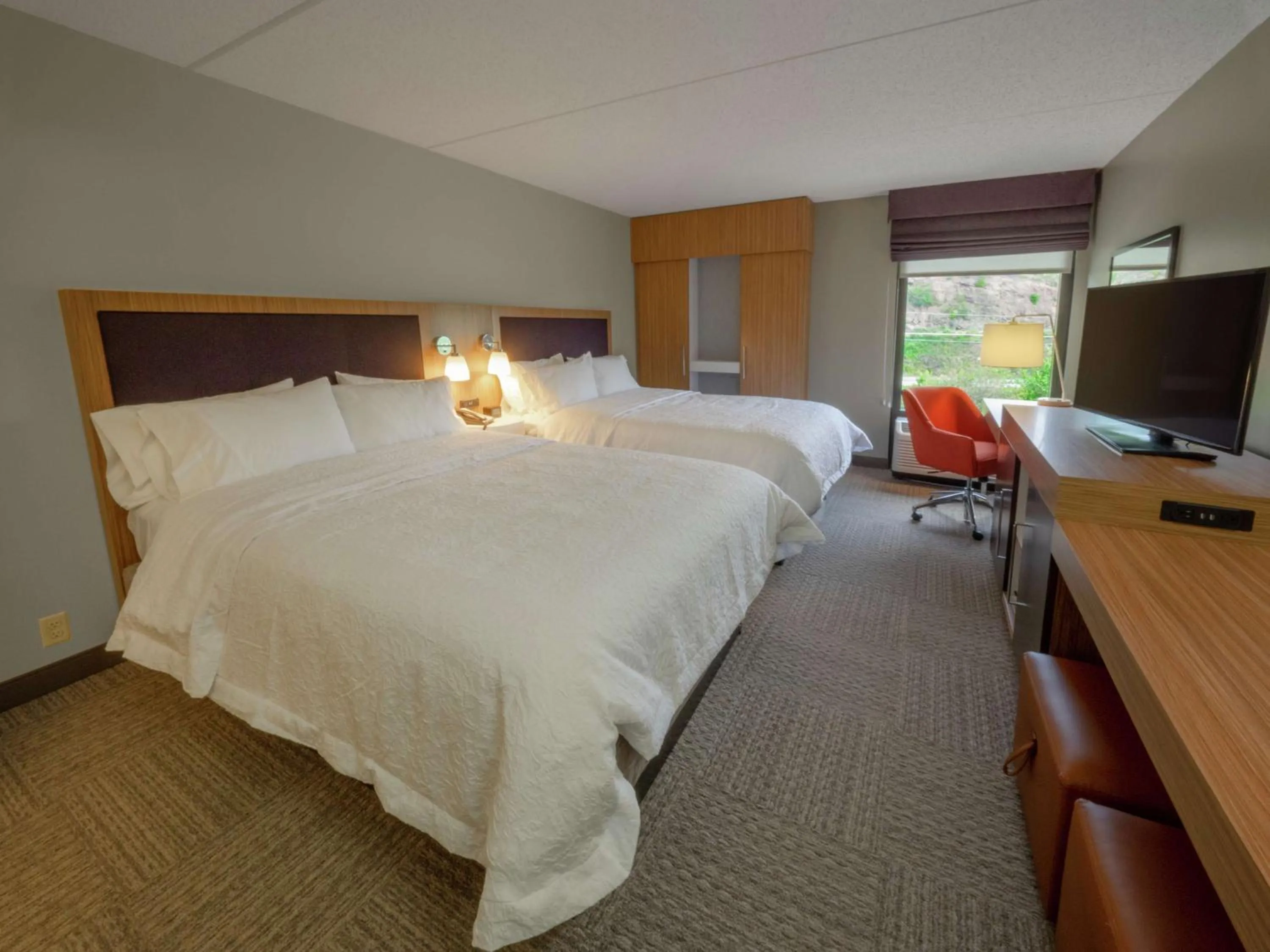 Queen Room with Two Queen Beds - Non-Smoking in Hampton Inn Hazleton