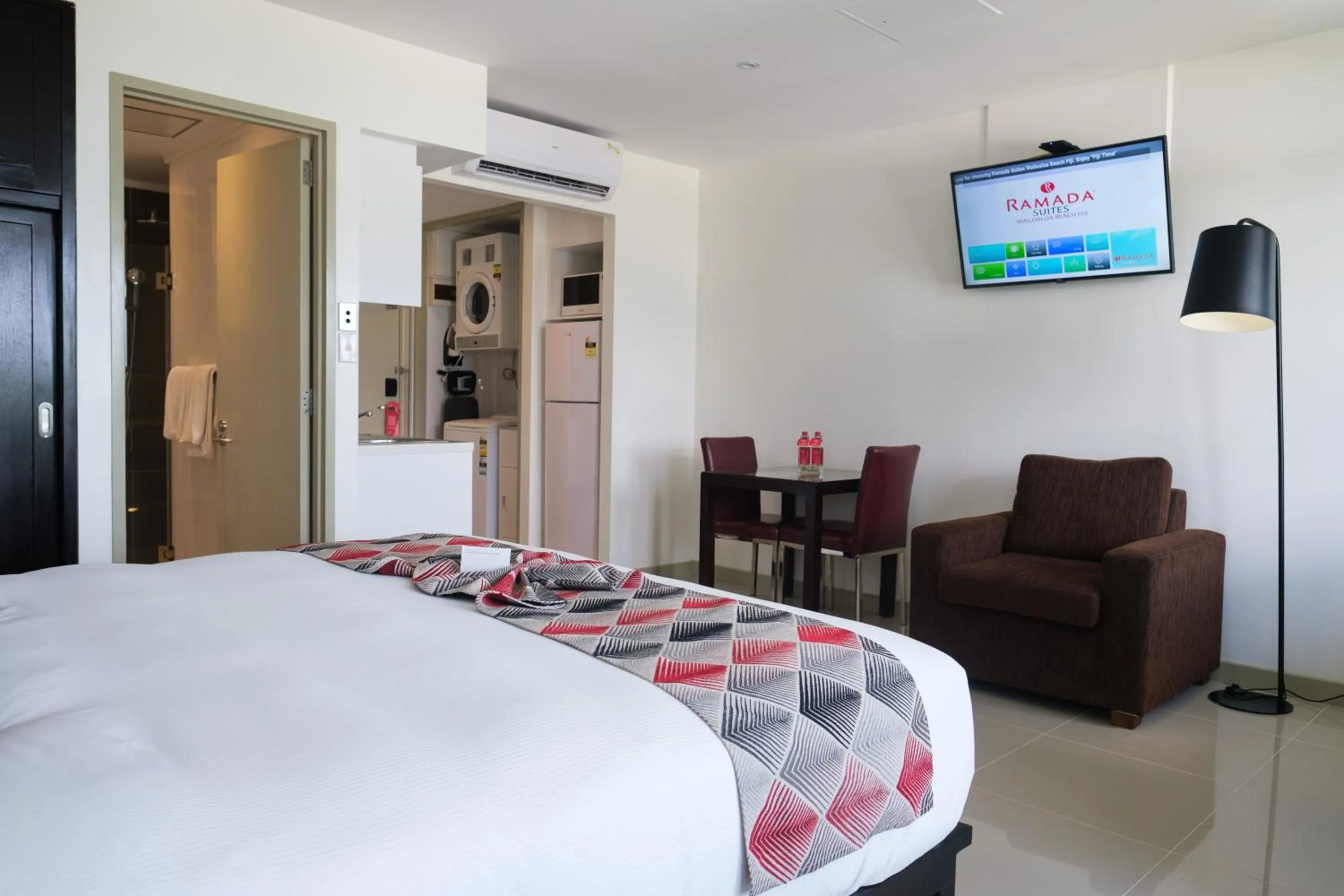 King Studio with Partial Sea View in Ramada Suites by Wyndham Wailoaloa Beach Fiji