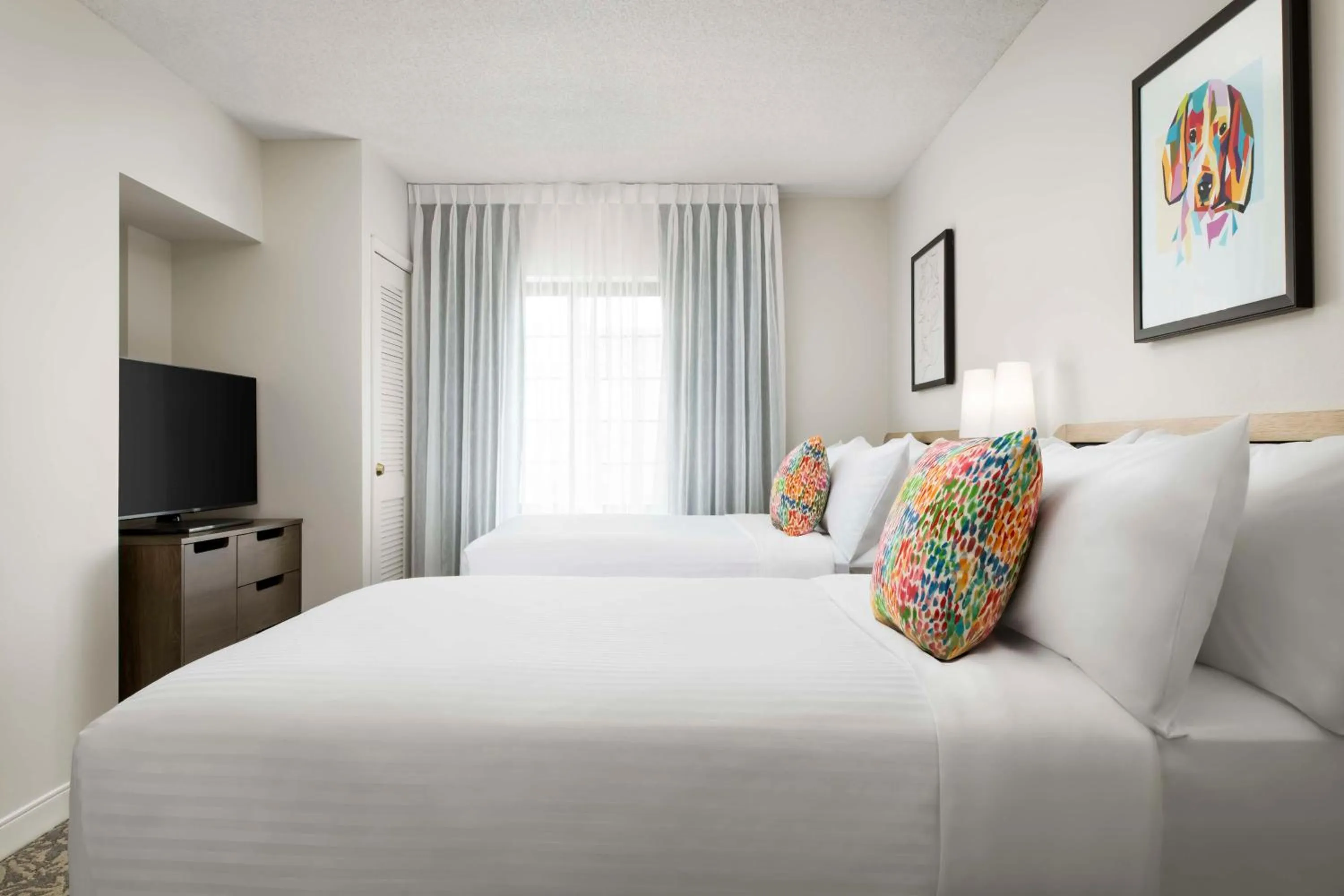 Two-Bedroom Suite with Queen and Two Double Beds in Sonesta ES Suites Toronto Markham