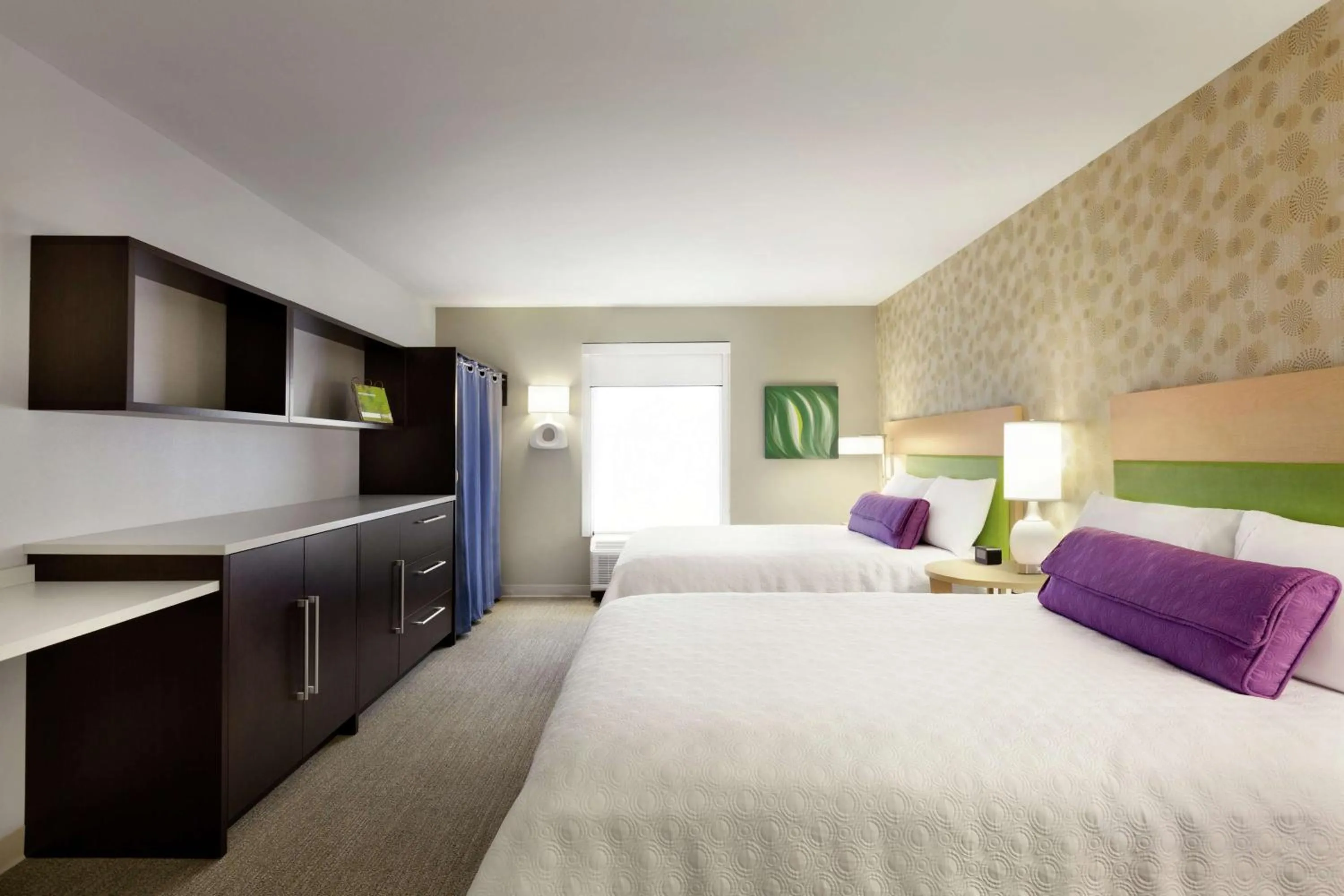 Queen Studio with Two Queen Beds - Non-Smoking in Home2 Suites By Hilton Macon I-75 North
