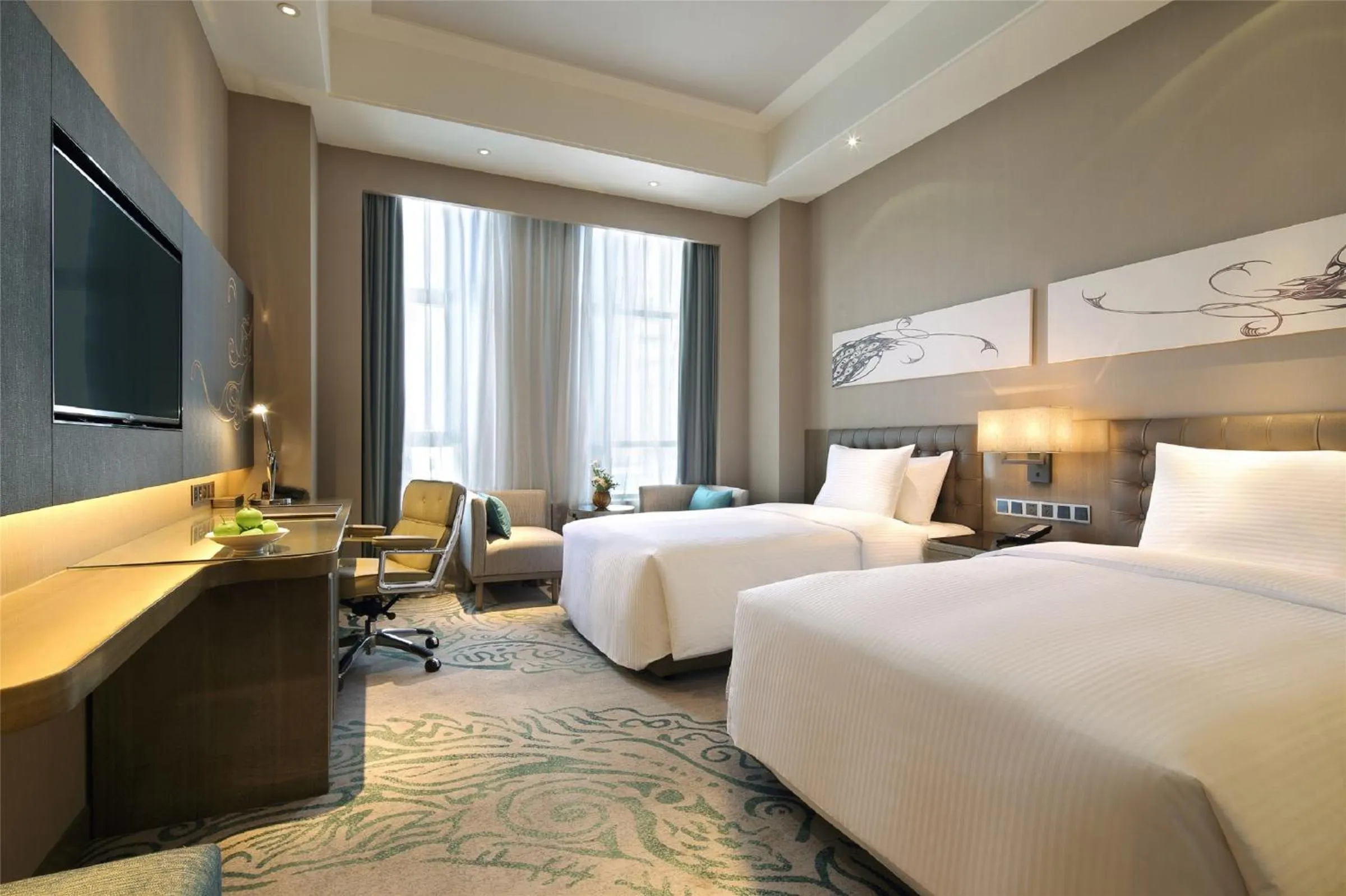 Executive Twin Room in Wanda Realm Siping