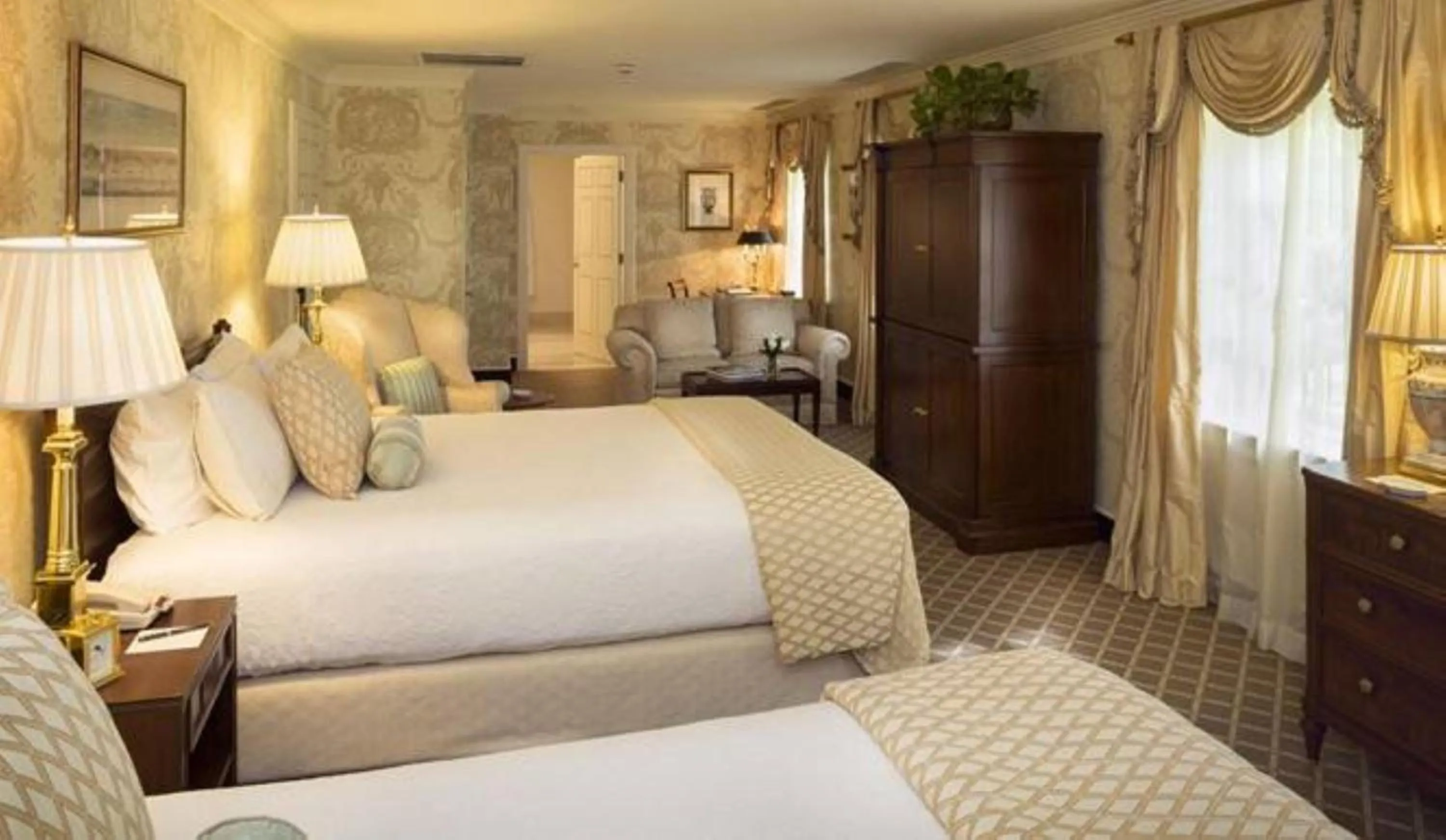 Deluxe Suite in Williamsburg Inn, an official Colonial Williamsburg Hotel