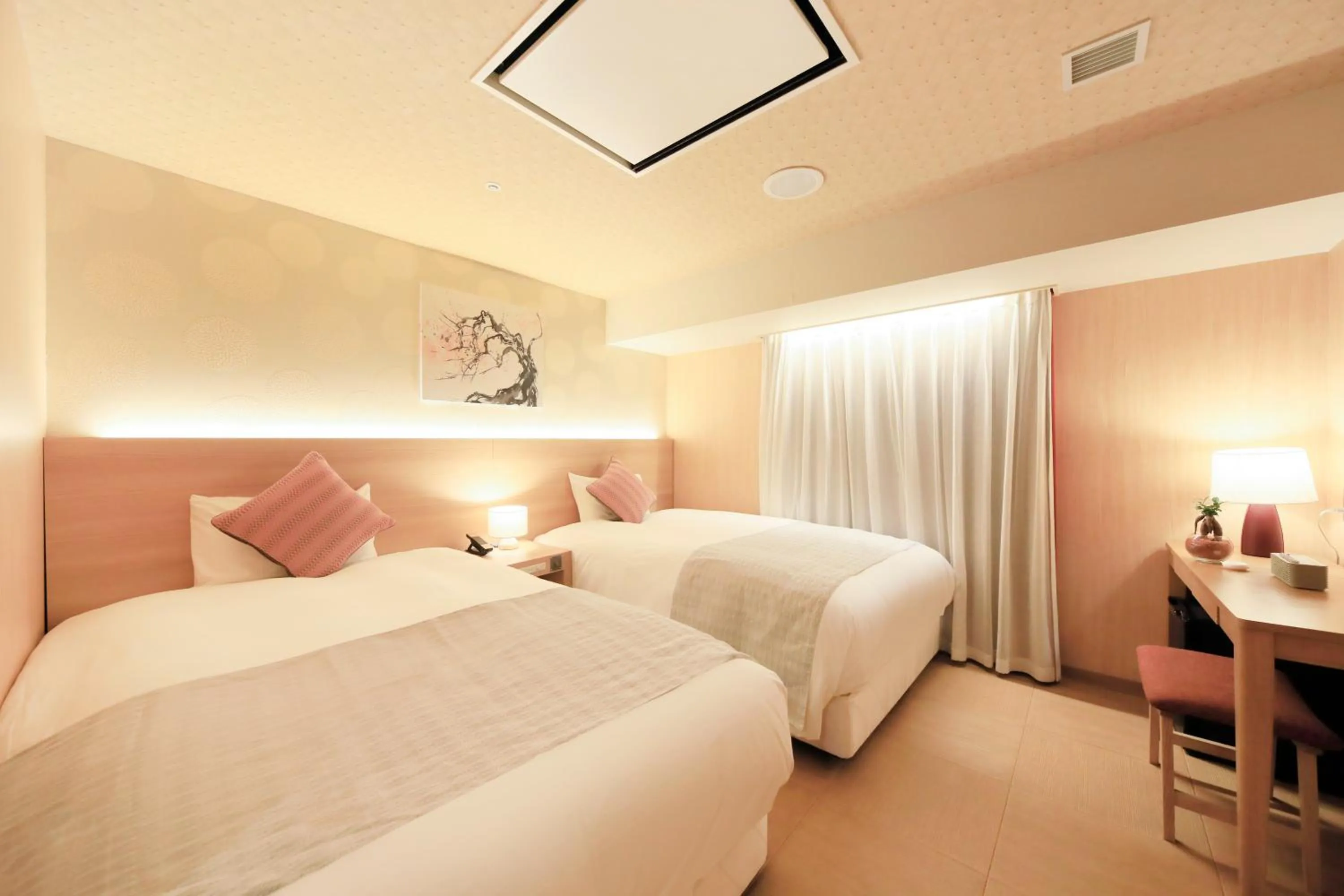Standard Twin Room - Non-Smoking in QuintessaHotel SapporoSusukino63 Relax&Spa
