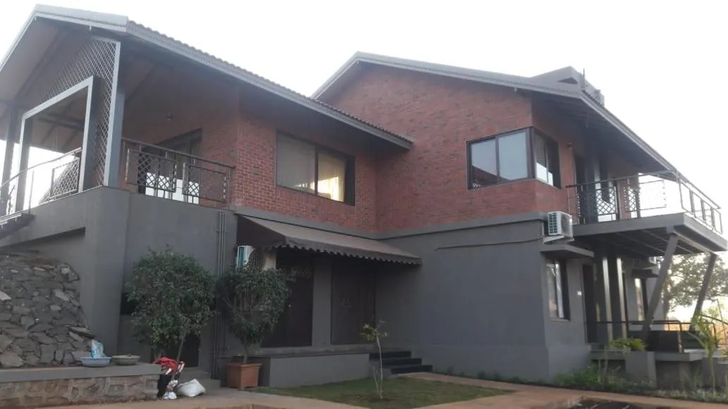 Brick House 04 Bedroom with Private Pool in Grape County Eco Resort & Spa, Nashik