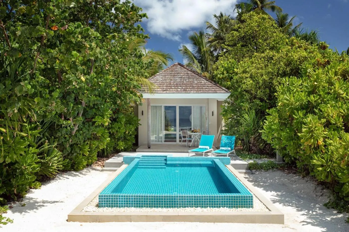 Sunrise Beach Pool Villa in Kandima Maldives - 50 Percent Off Return Domestic Flights for stays of 4 nights or more between 11th April 2026 to 31st October 2026