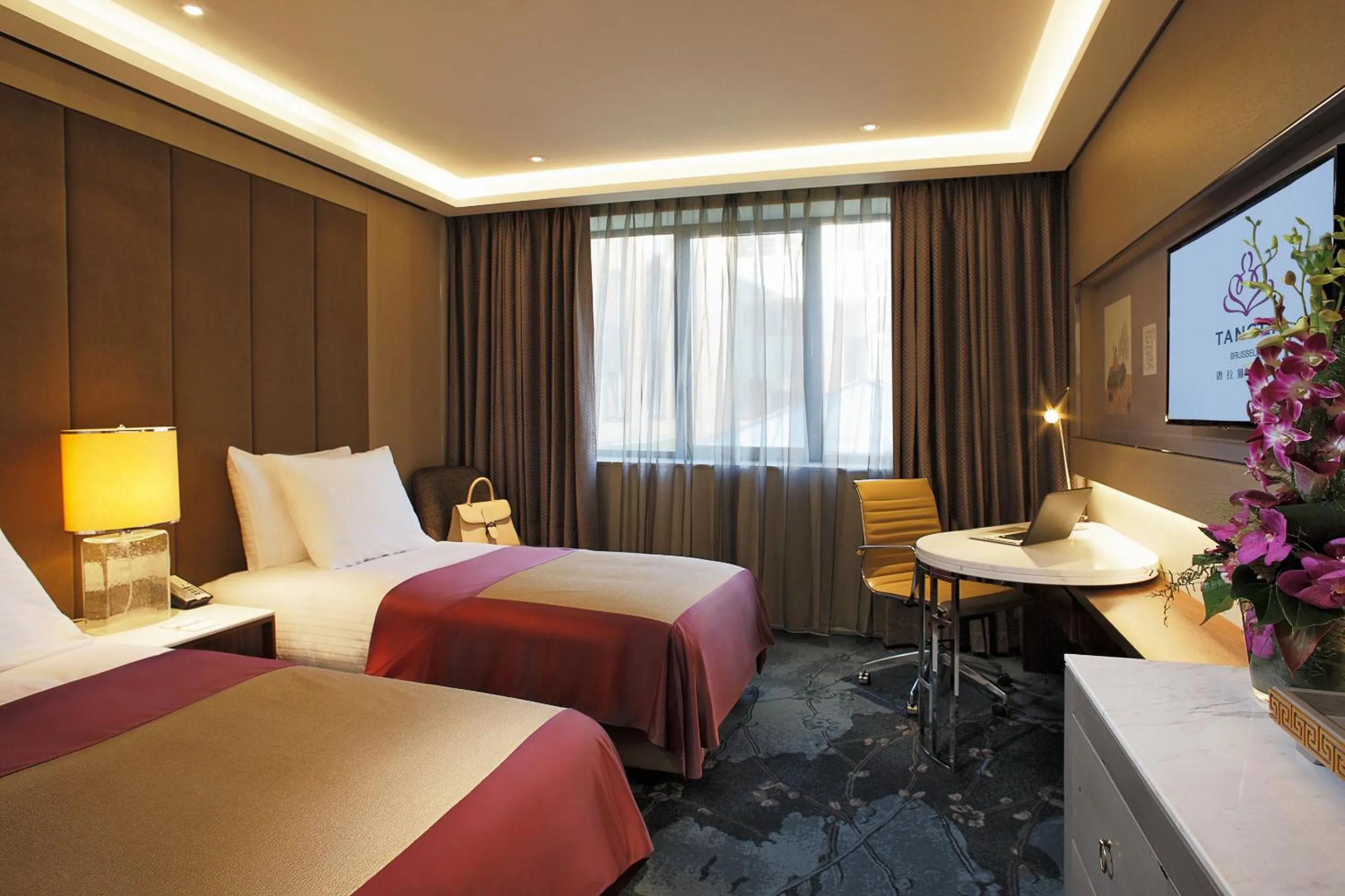 Superior Twin Room in Tangla Hotel Brussels