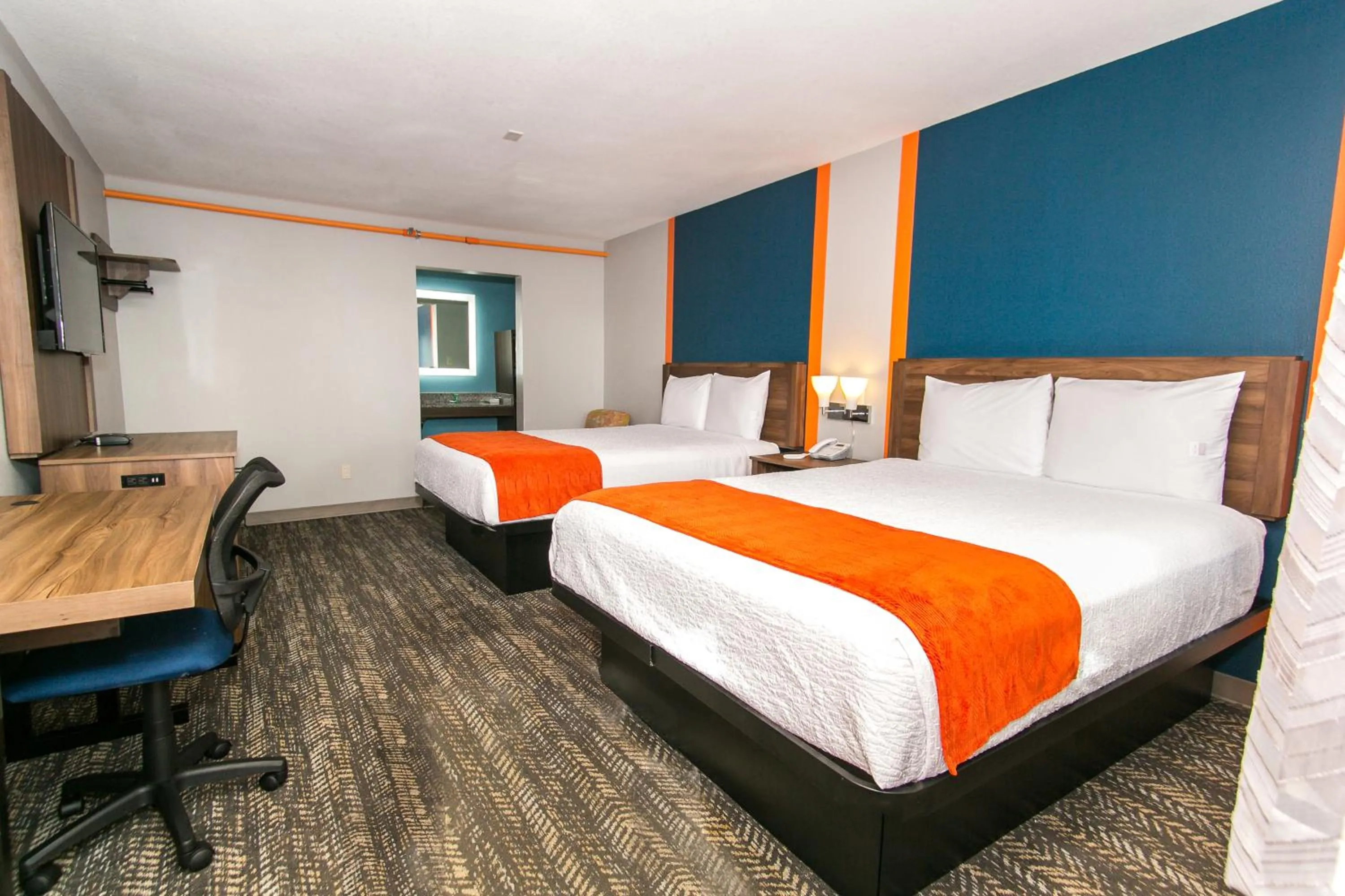 Queen Room with Two Queen Beds - Non-Smoking in Jubilee Inn