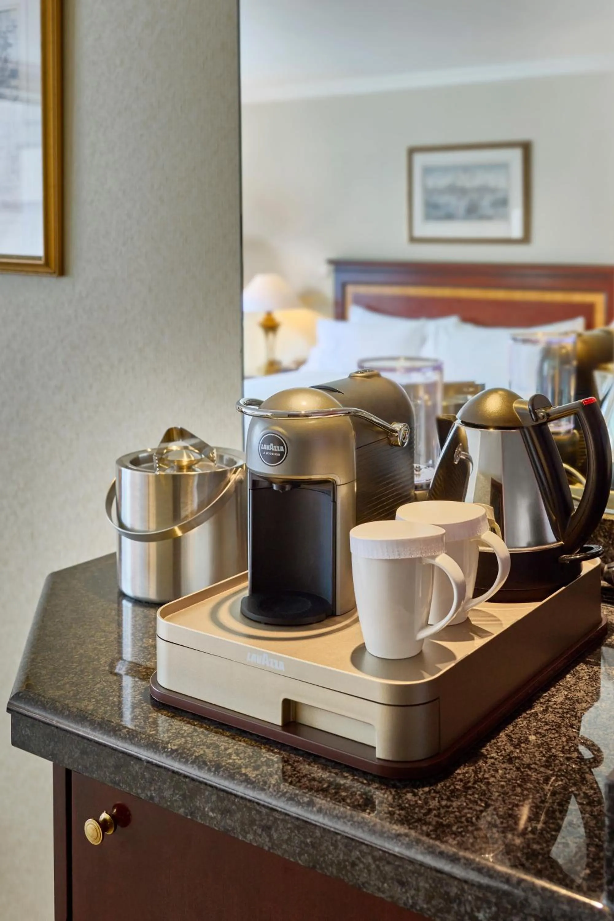 King Guest Room with Two King Beds in Hilton Antwerp Old Town