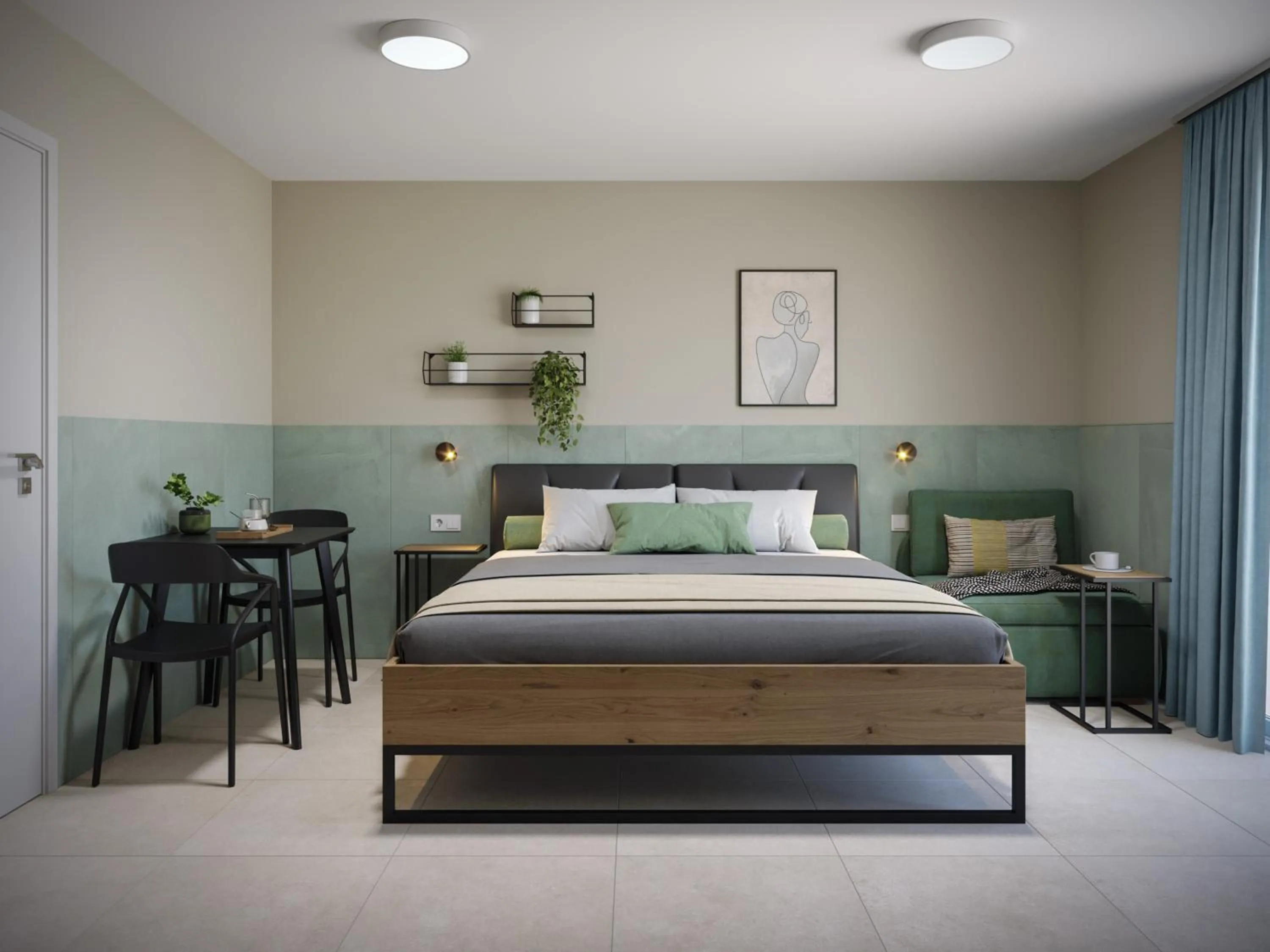 Family Bungalow  (2 Adults + 2 Children) in Sagitta All inclusive light