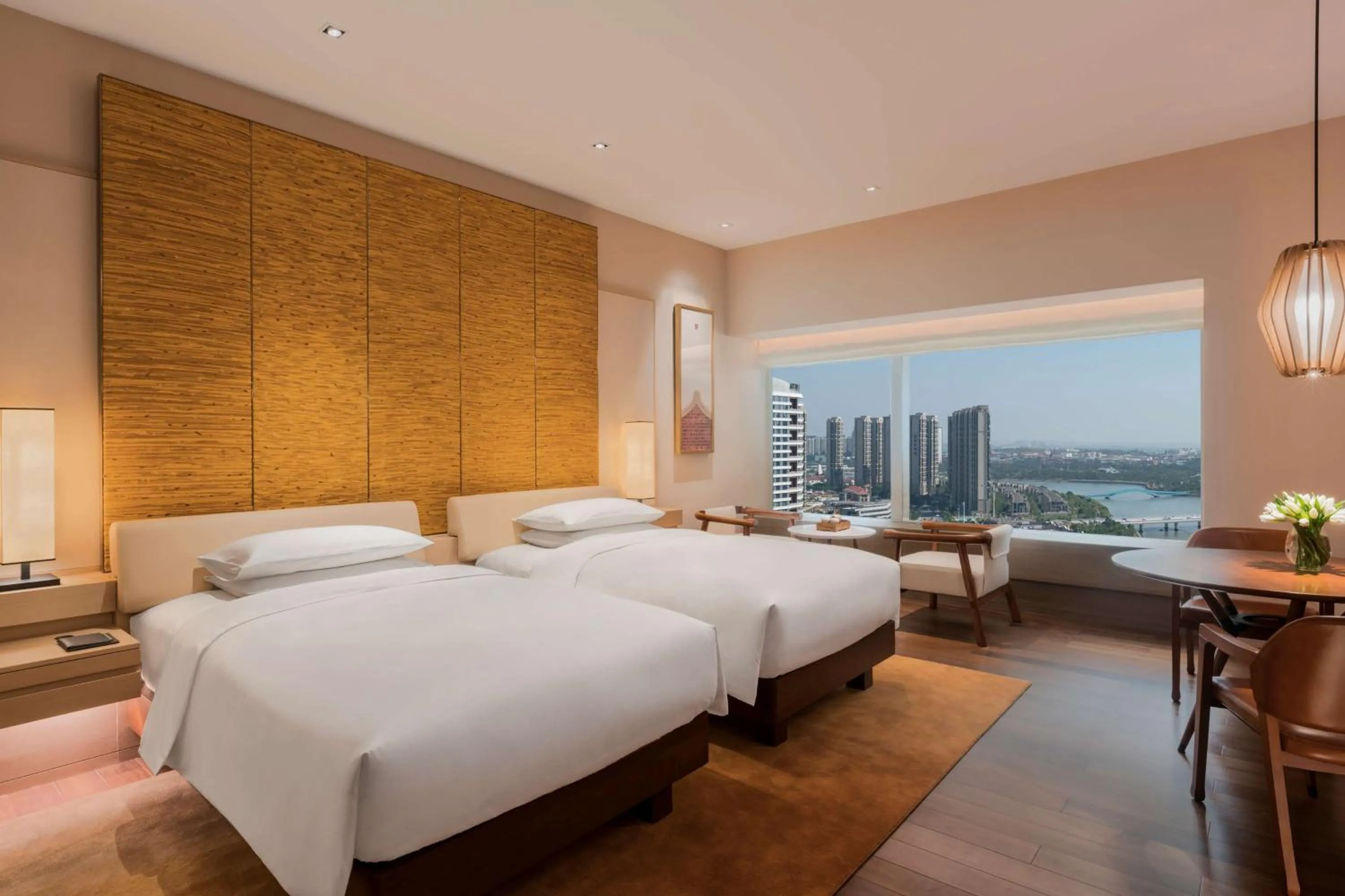 Twin Room with Bay View in Hyatt Regency Xiamen Wuyuanwan