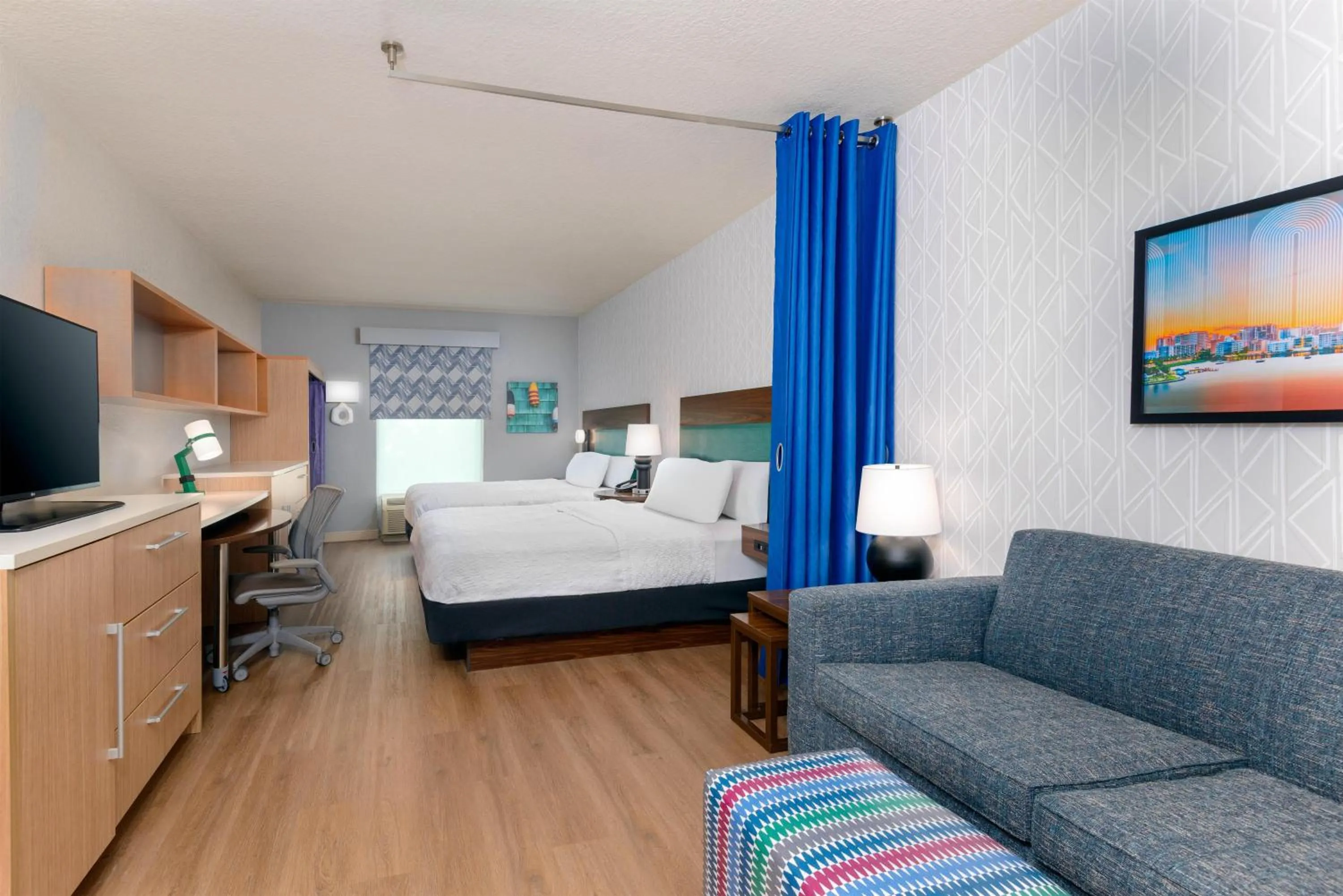 Queen Studio with Two Queen Beds - Non-Smoking in Home2 Suites By Hilton Nokomis