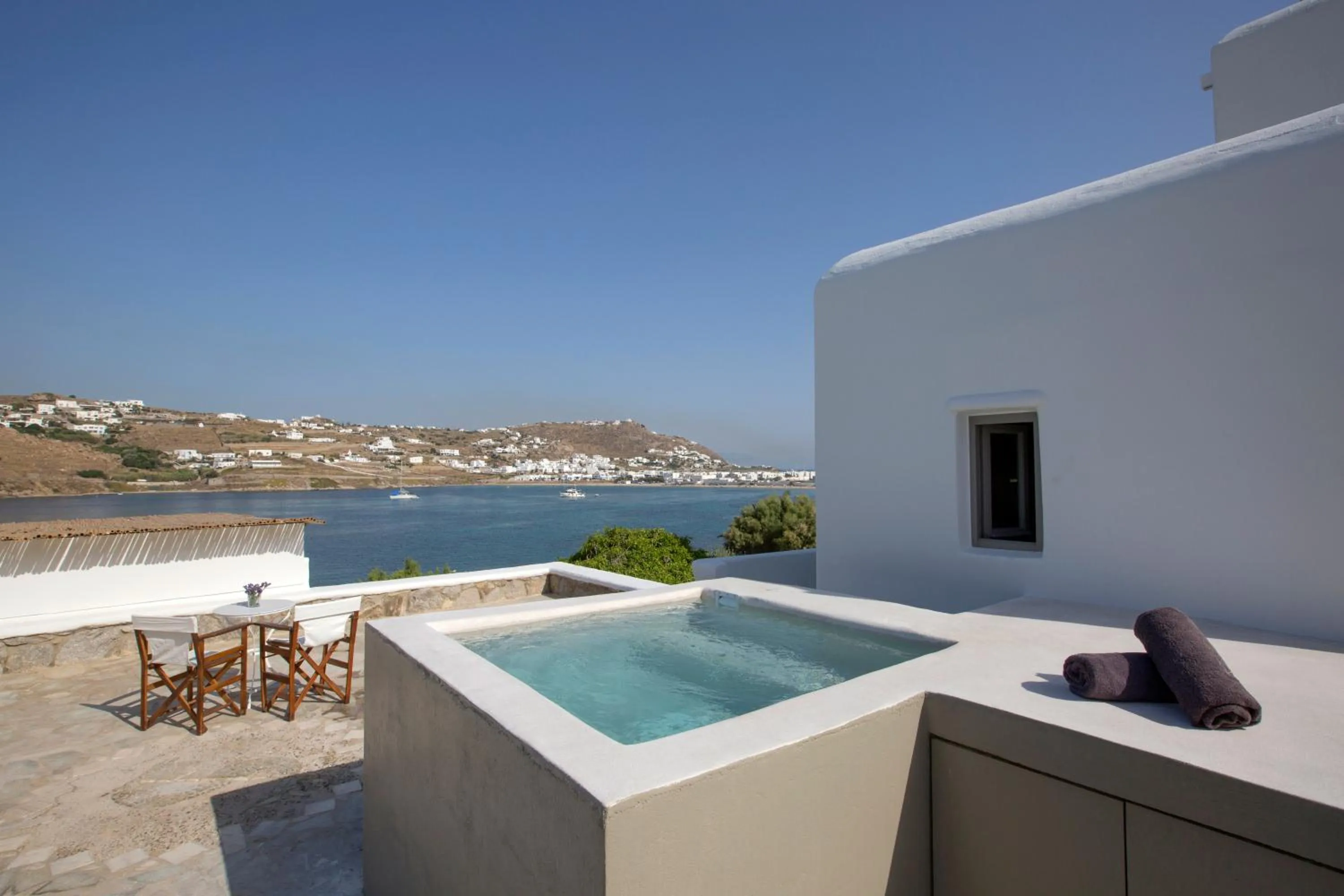 Premium Room with Outdoor Jetted Tub in Dreambox Mykonos Suites and Mini Villas