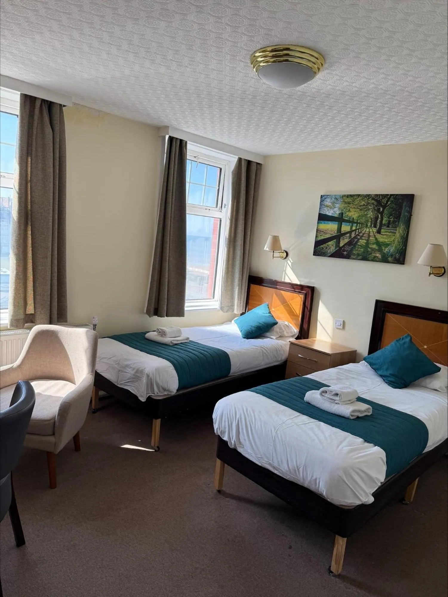 Twin Room in The Savoy Hotel