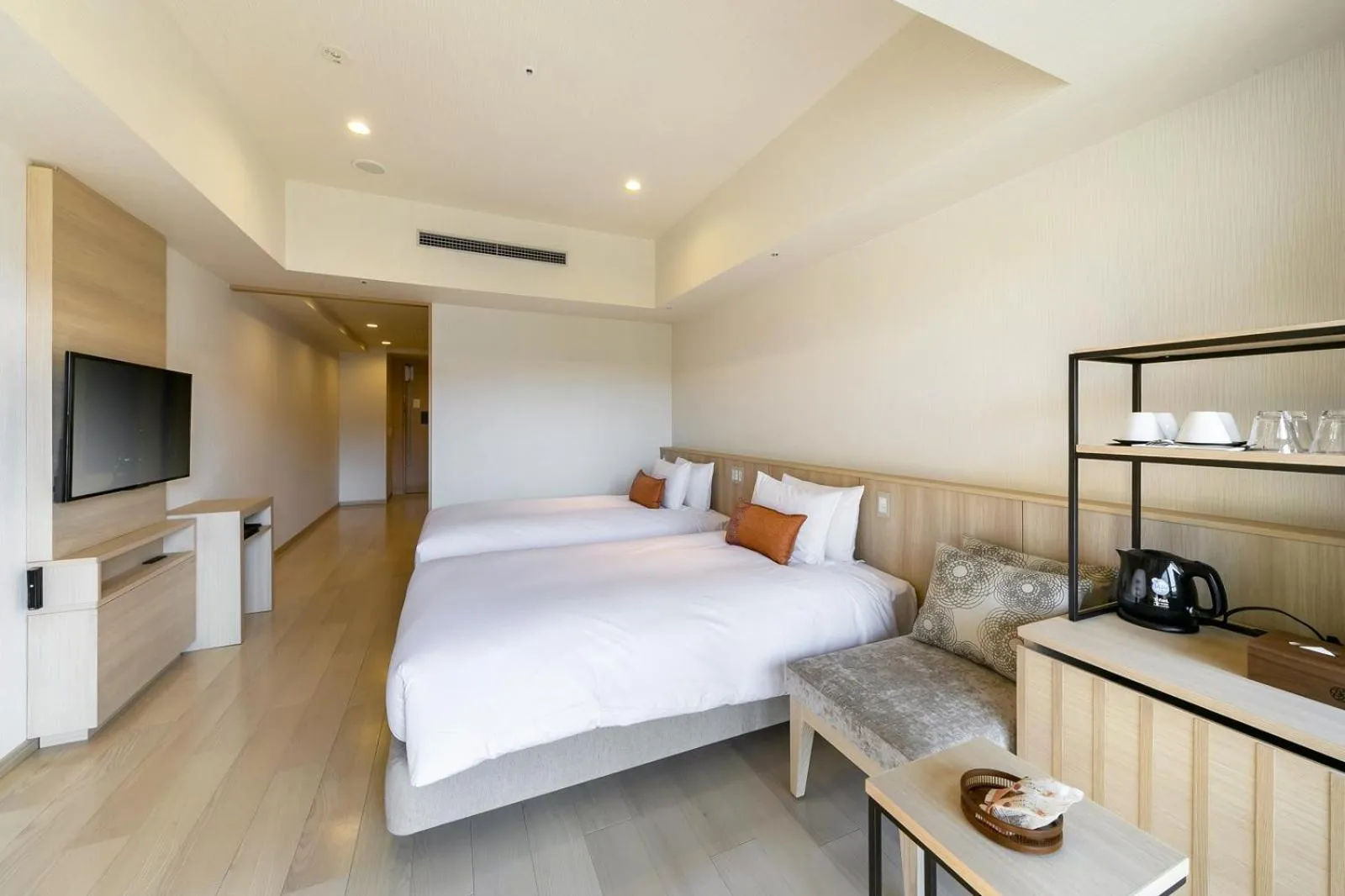 Standard Twin Room - Disability Access in Hakone Ashinoko Hanaori