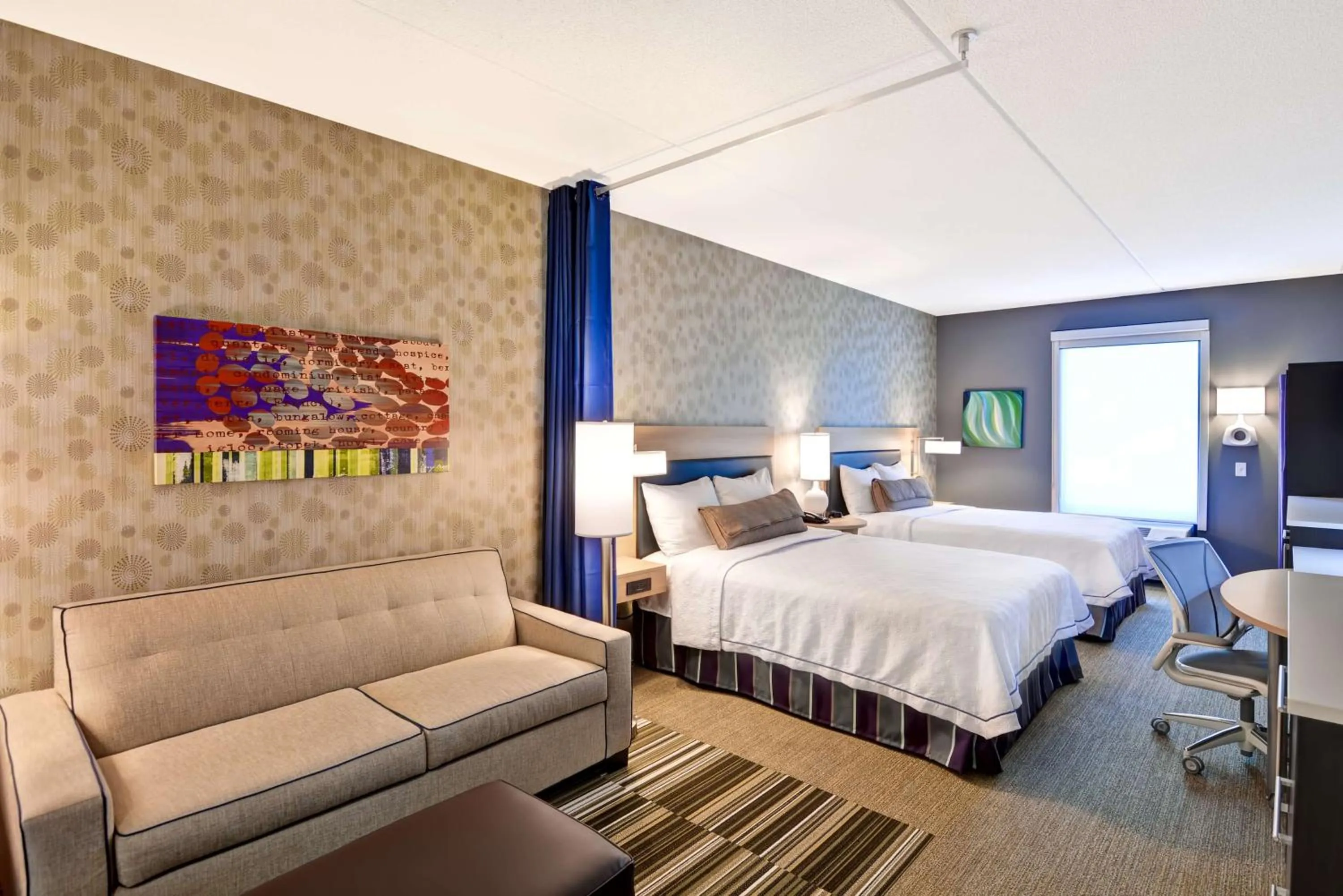 Queen Studio with Two Queen Beds - Mobility Access/Non-Smoking in Home2 Suites By Hilton Stafford Quantico