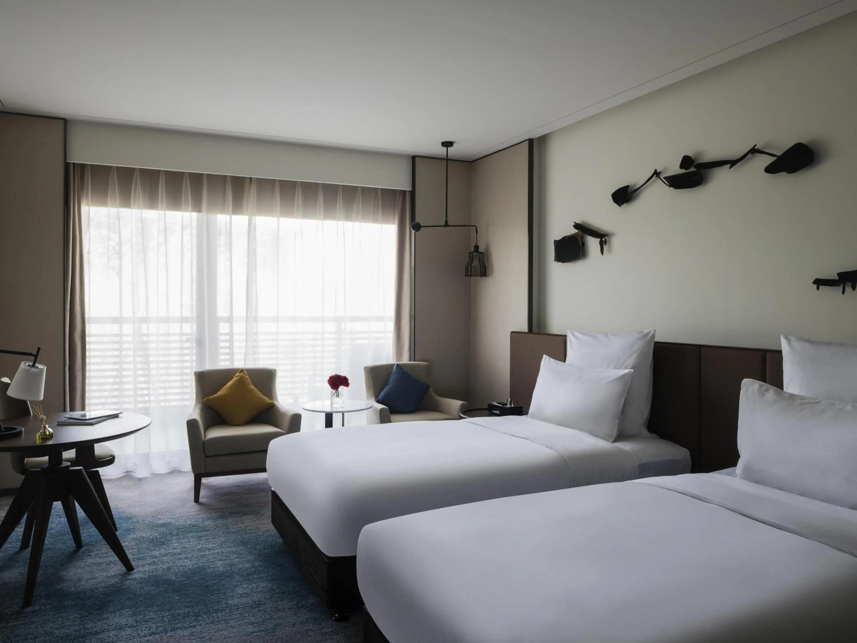 Deluxe Executive Twin Room with Park View - Lounge Benefits in Pullman Zhouzhuang