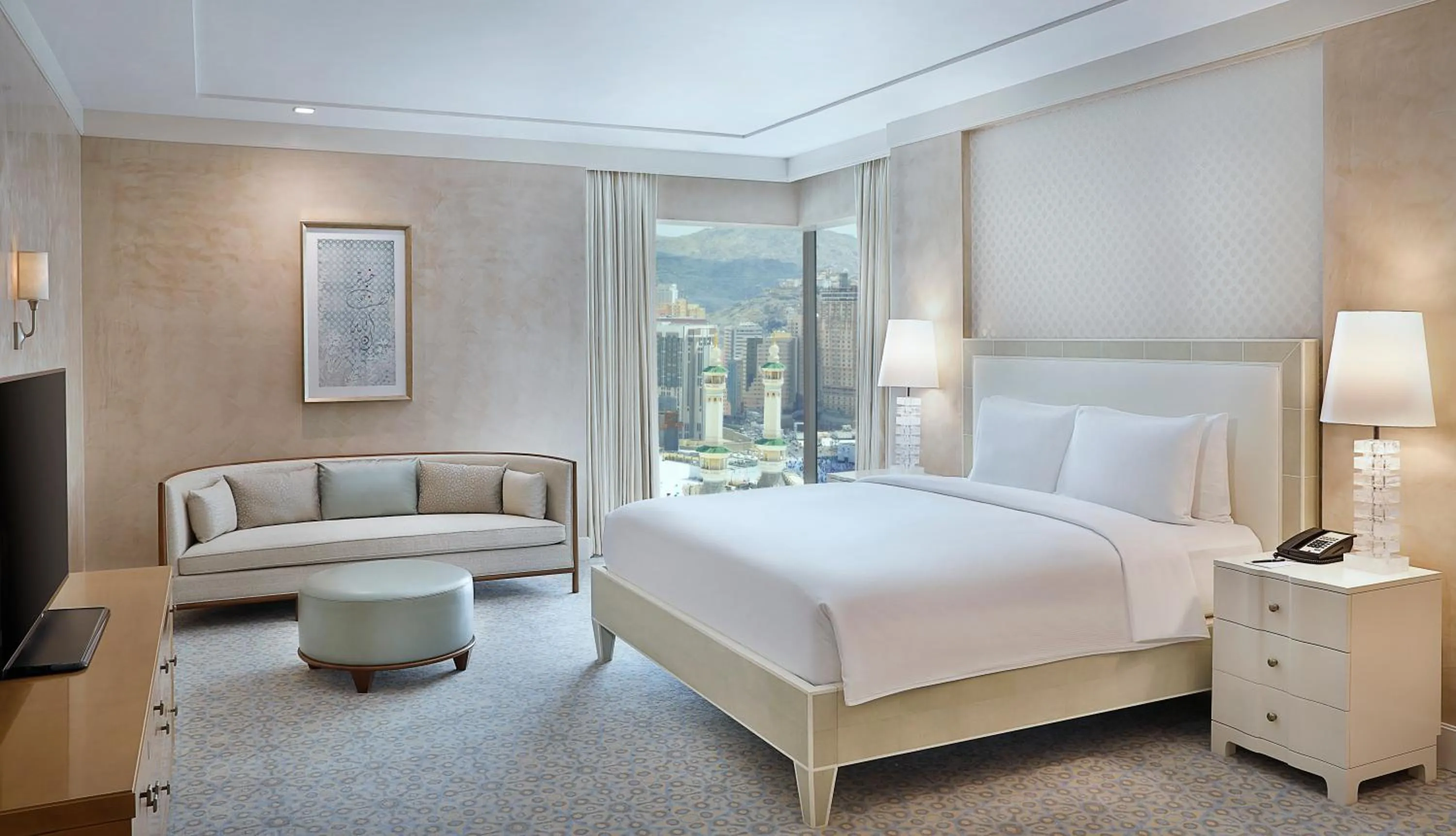 Royal Suite with Haram View - single occupancy in Hilton Hotel & Convention Jabal Omar Makkah