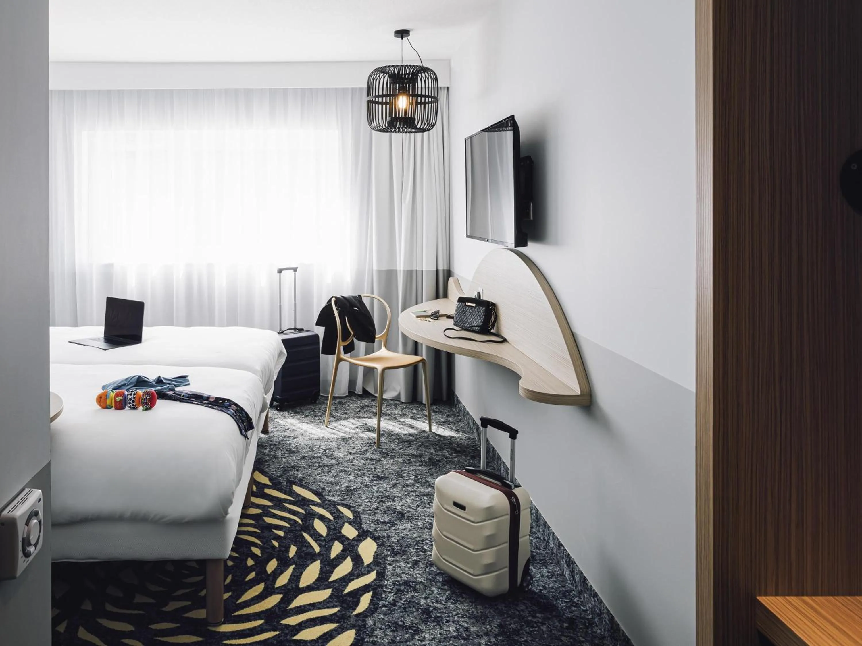 Standard Twin Room in ibis Styles Nancy Laxou