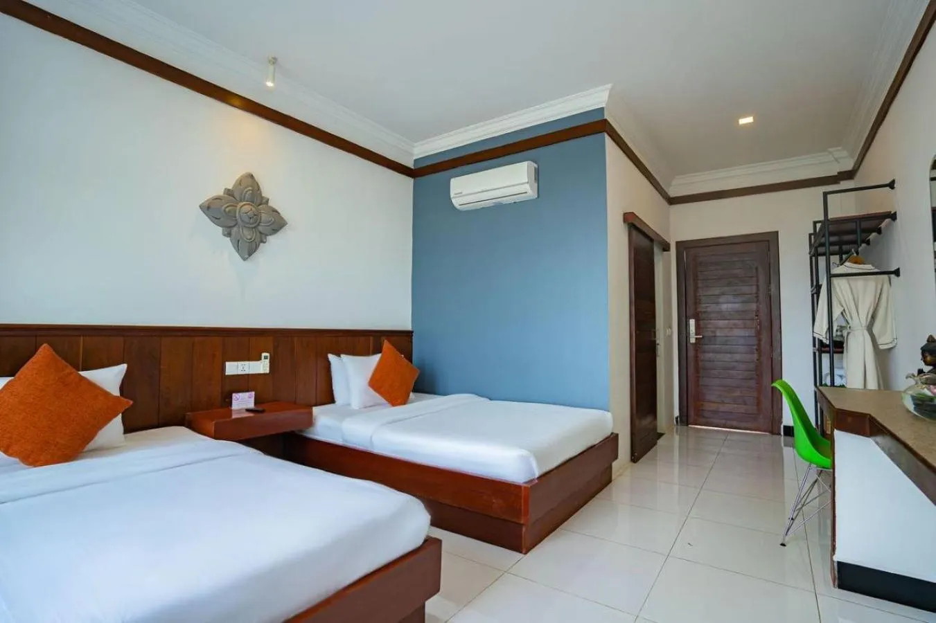 Deluxe Twin Room in Kampot View Boutique
