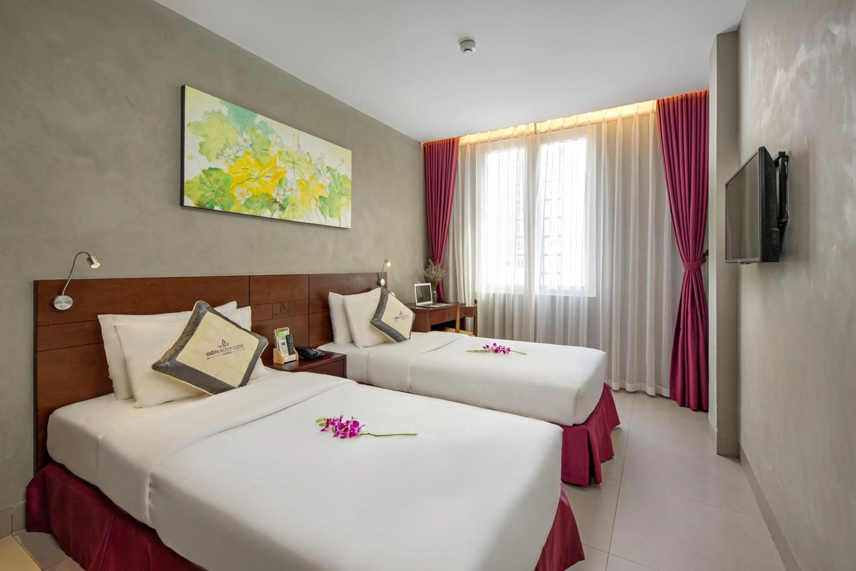 Deluxe Double or Twin Room with City View in Sen Boutique Hotel
