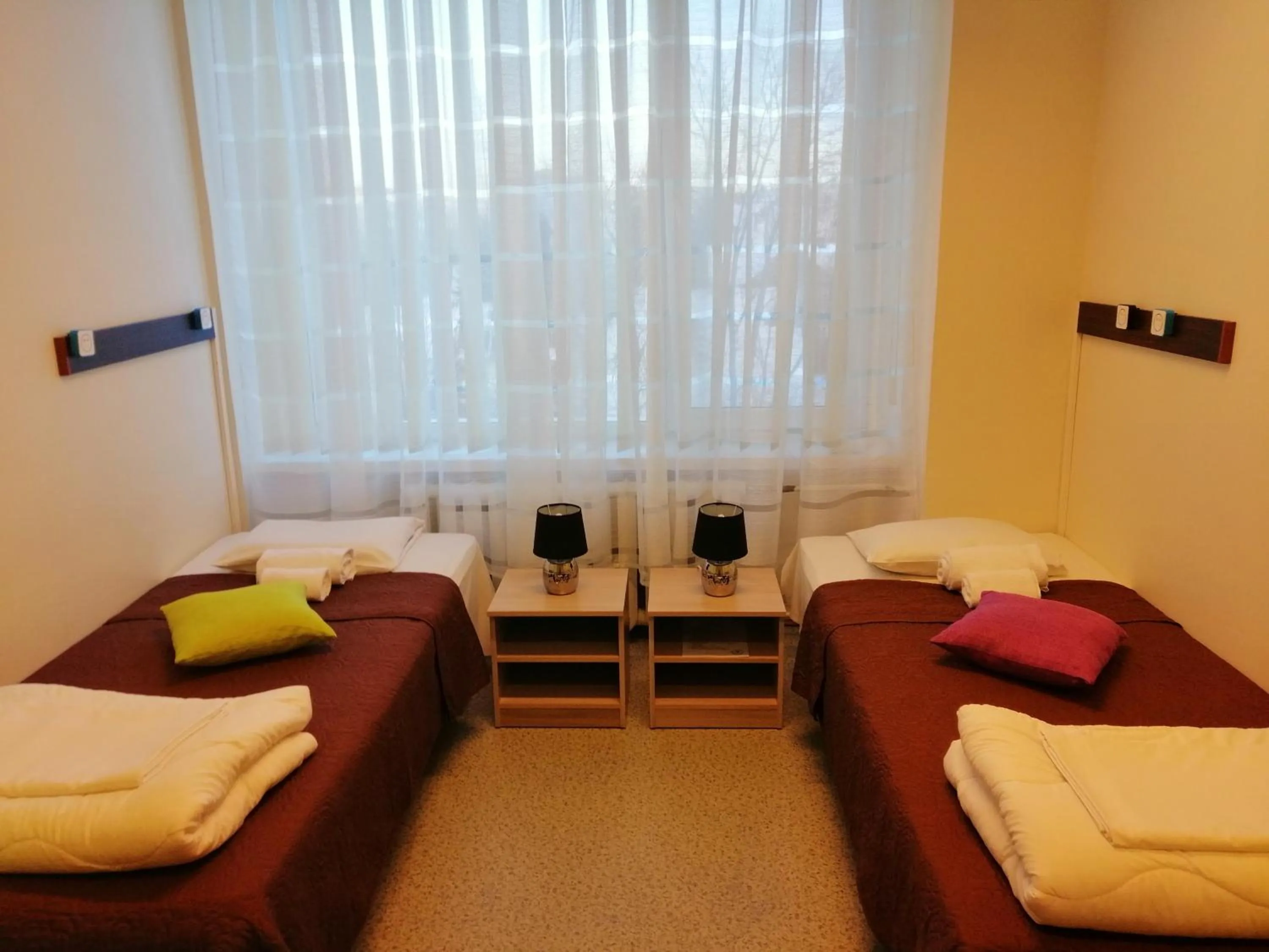 Double or Twin Room with Shared Bathroom in EHE Hostel