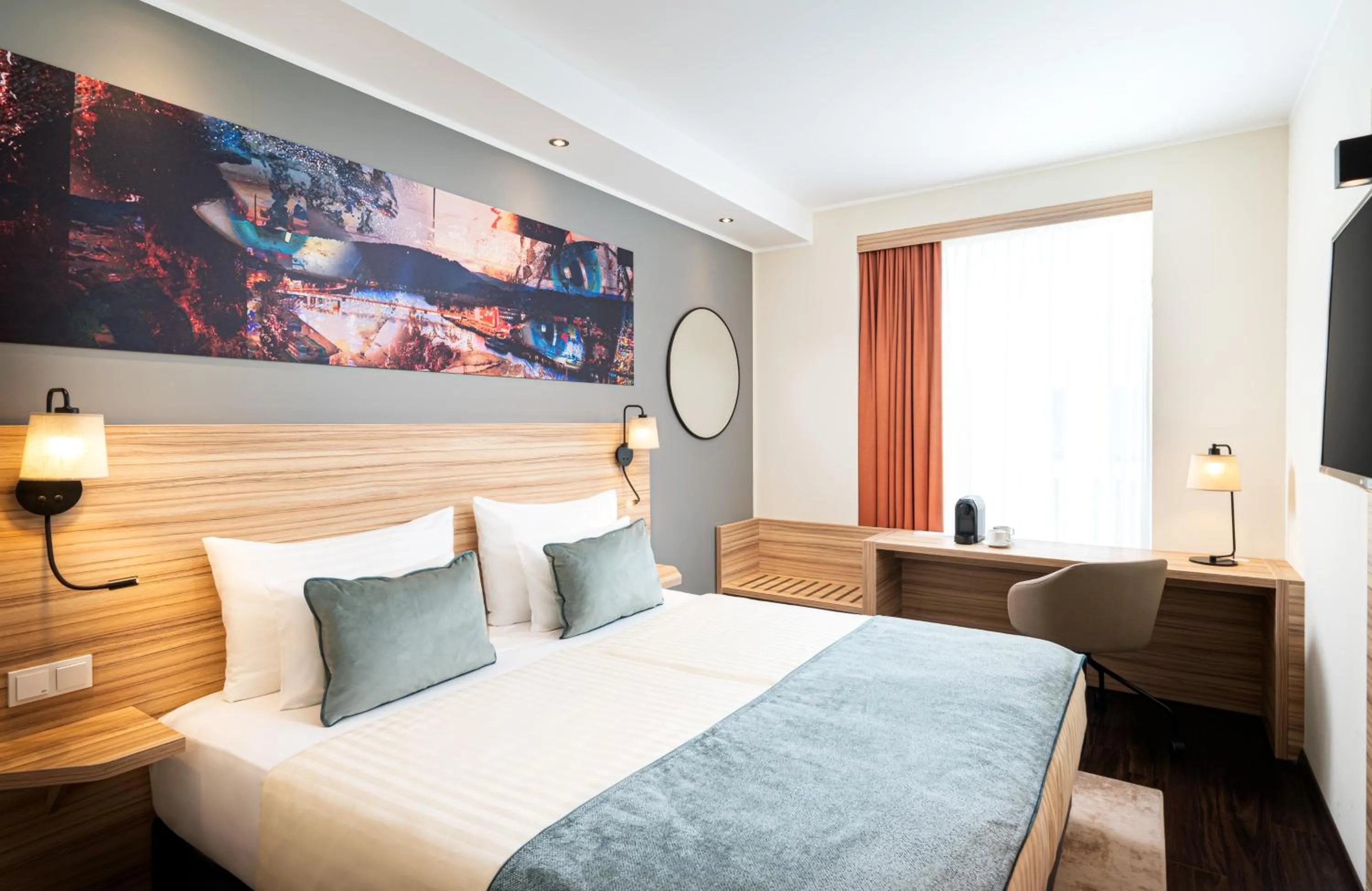 Comfort Double Room in Leonardo Boutique Hotel Linz City Center