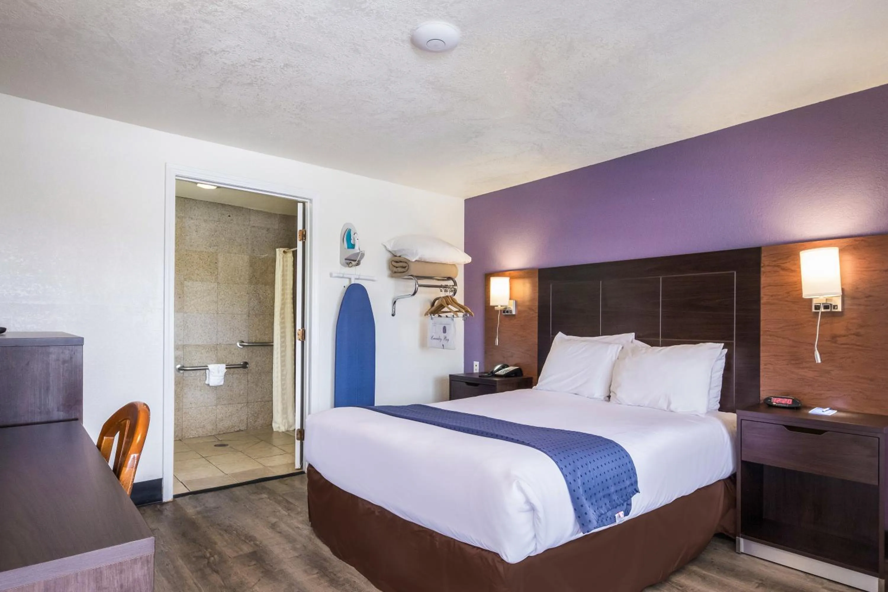 Queen Room - Accessible/Non-Smoking in Rodeway Inn near Downtown Monterey
