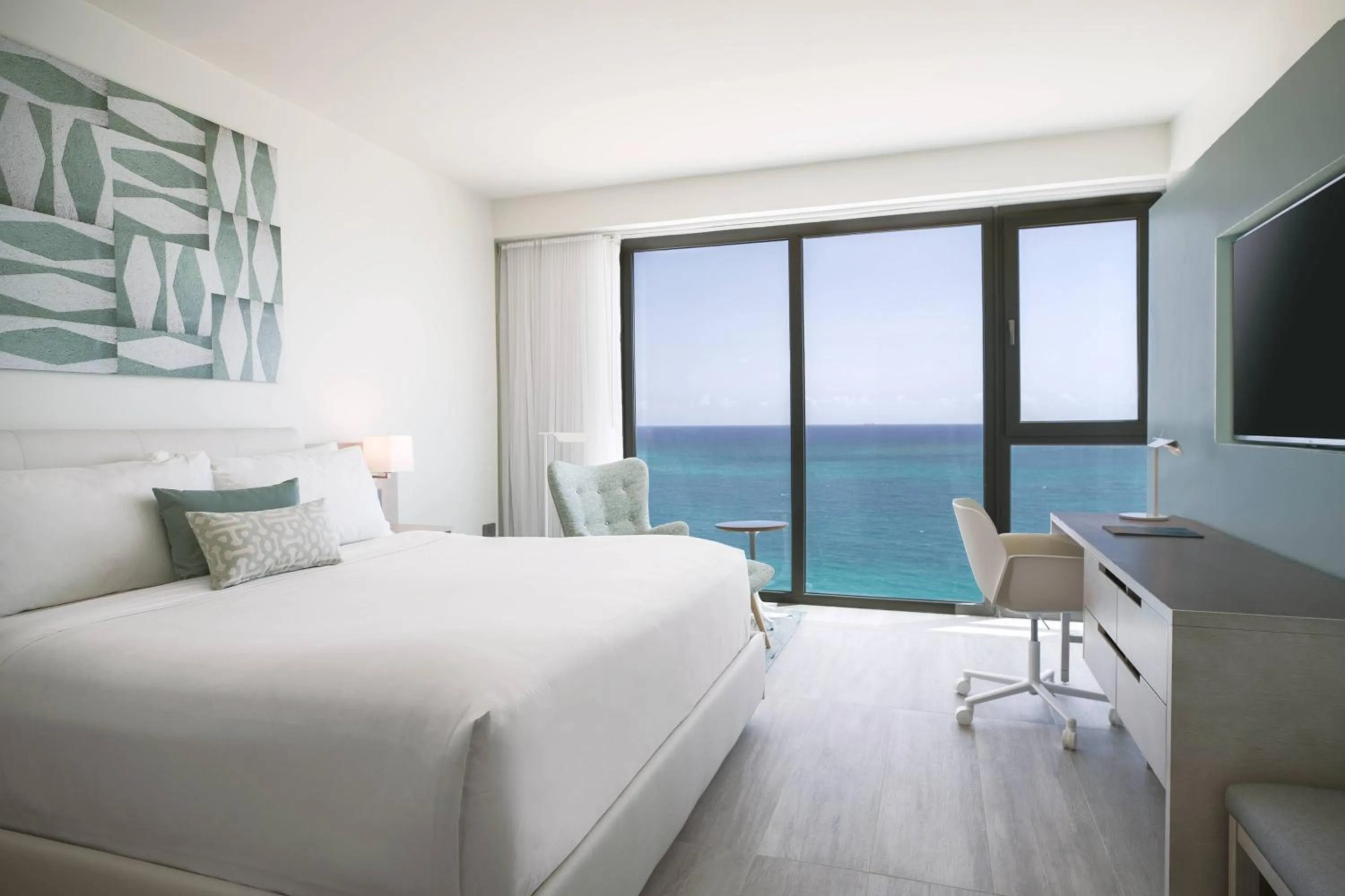 Ocean View Jr. Suite, 1 King Bed, Sofa Bed in La Concha Resort, Puerto Rico, Autograph Collection