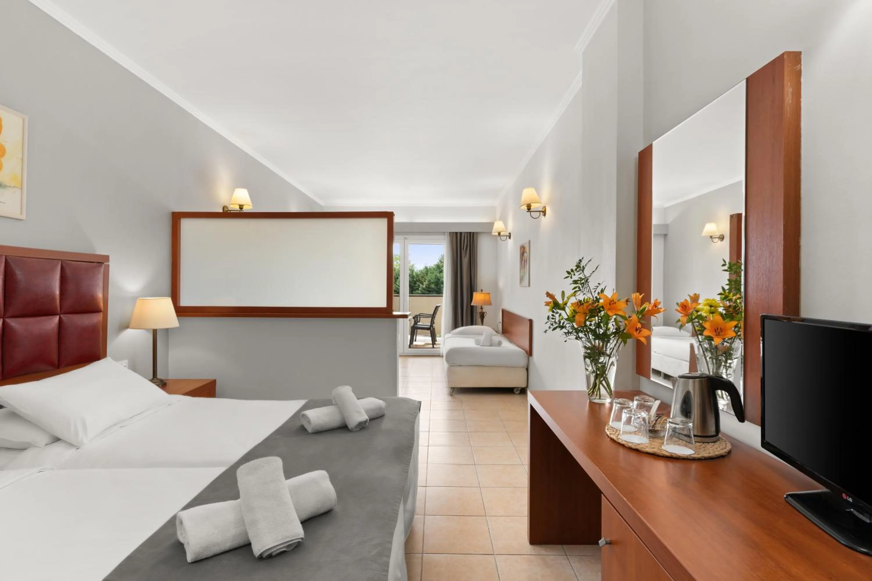 Standard Family Room with Pool View in Ariti Grand Hotel