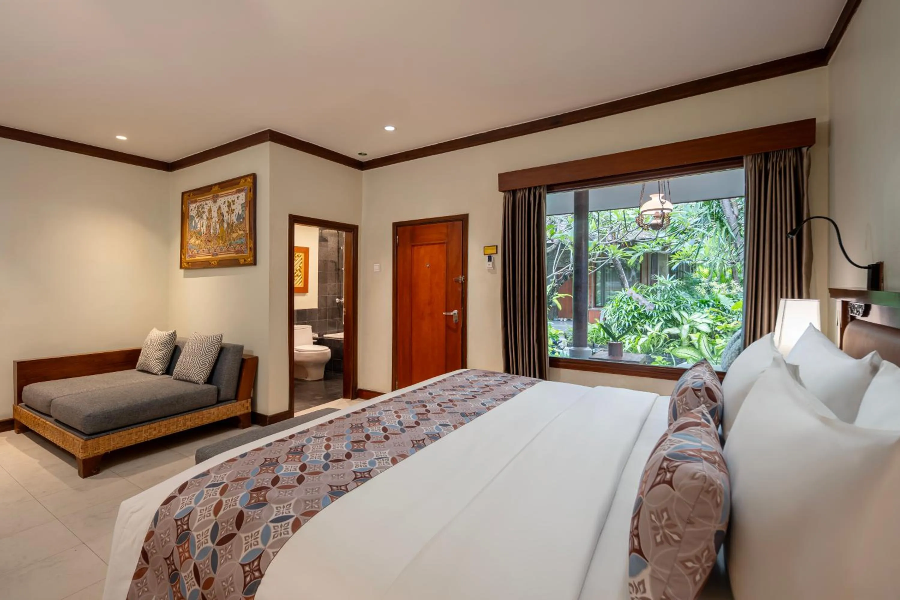 Cottage Suite with Garden View and Afternoon Tea in Kuta Seaview Beach Resort
