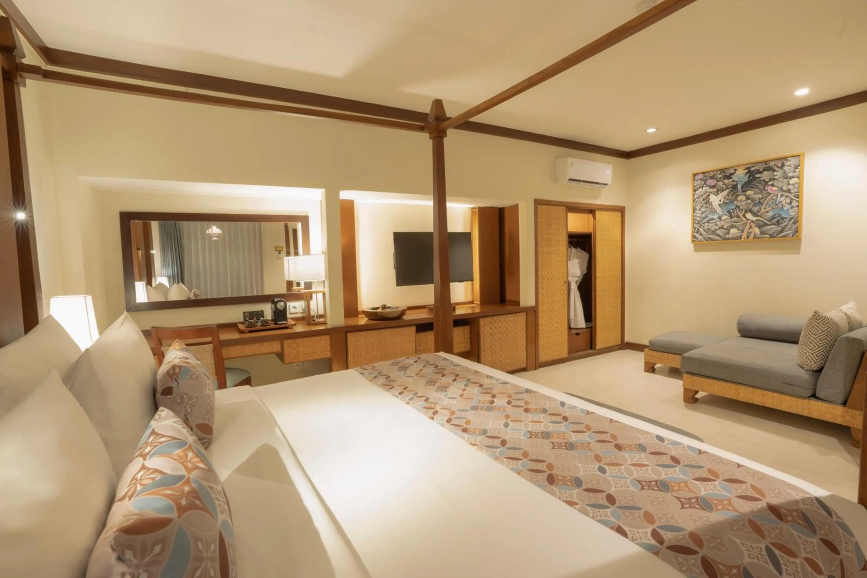 Cottage Suite with Garden View and Afternoon Tea in Kuta Seaview Beach Resort