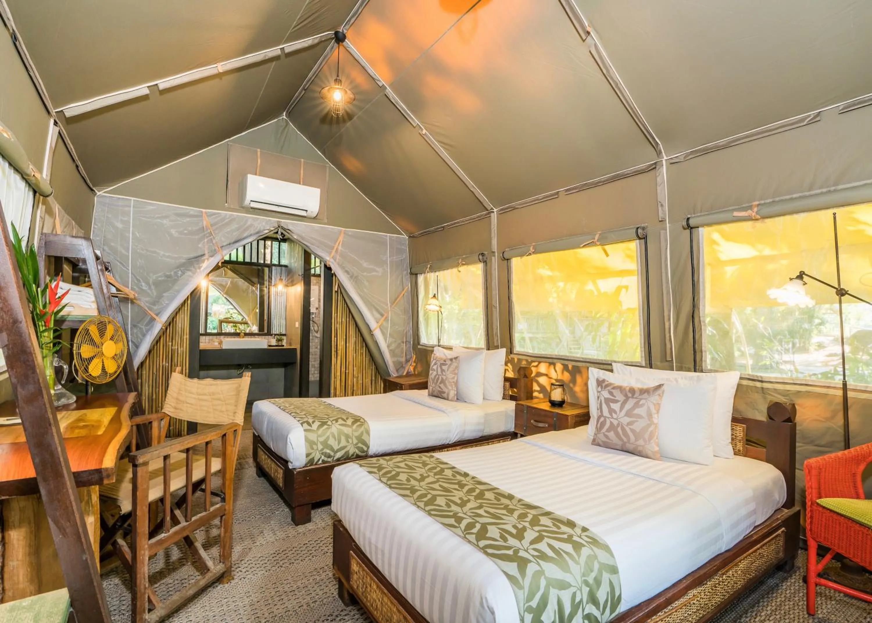 Deluxe Tent with Private Bathroom with Breakfast & Dinner in Hintok River Camp