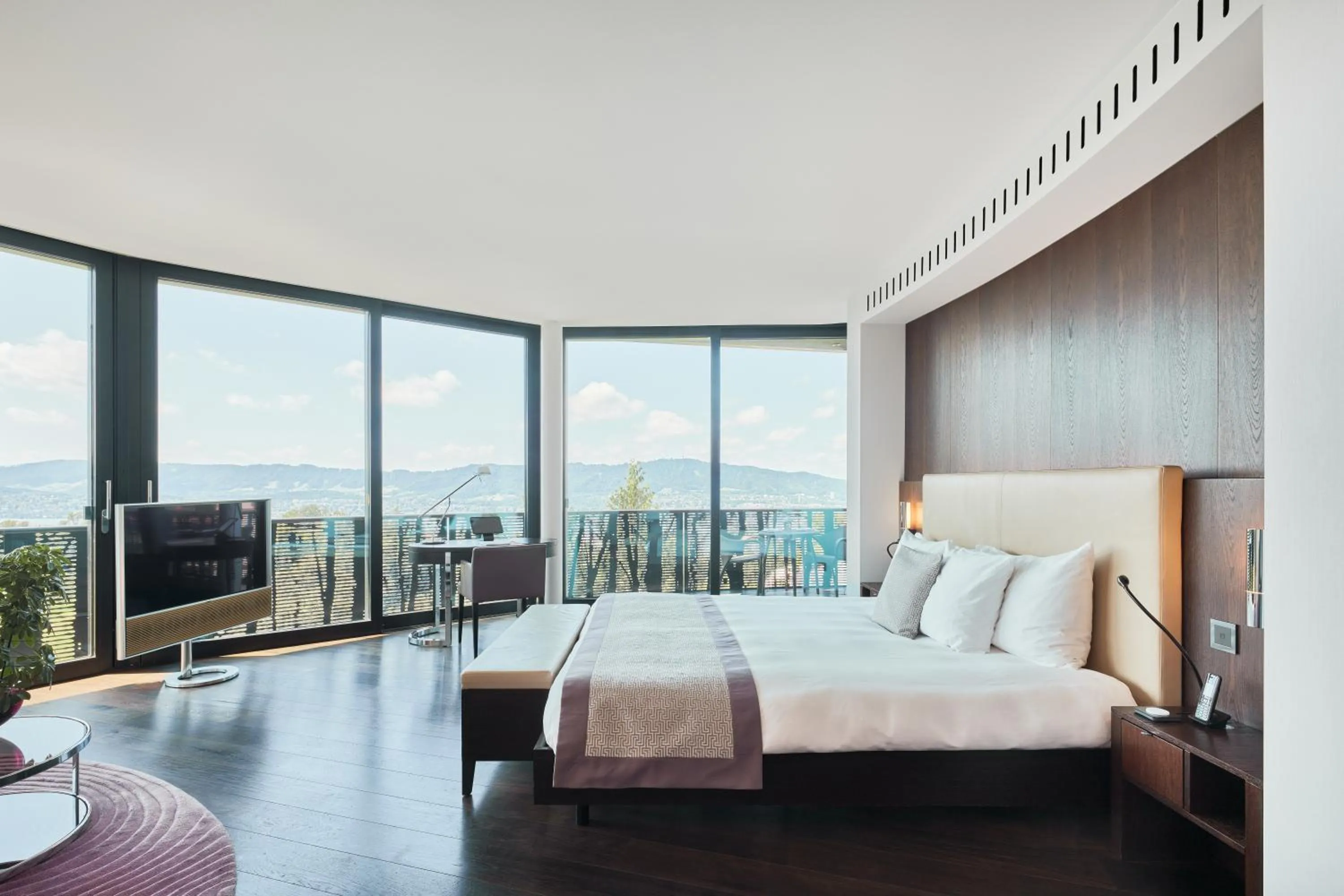 Grand Junior Suite with Balcony and Panoramic View in The Dolder Grand - City and Spa Resort Zurich