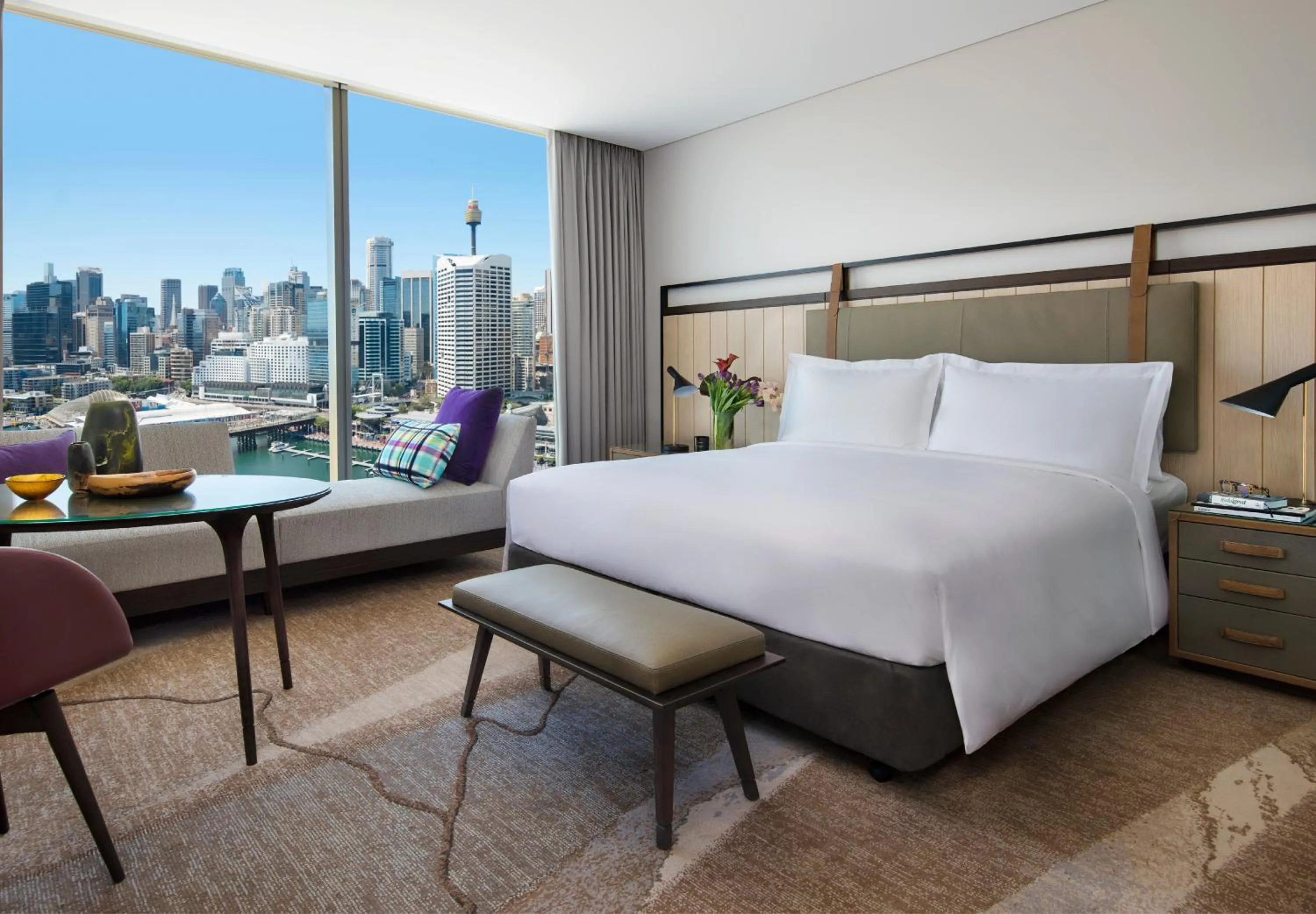 Superior Room with One King Bed and Club Millesime Access - Harbor View in Sofitel Sydney Darling Harbour