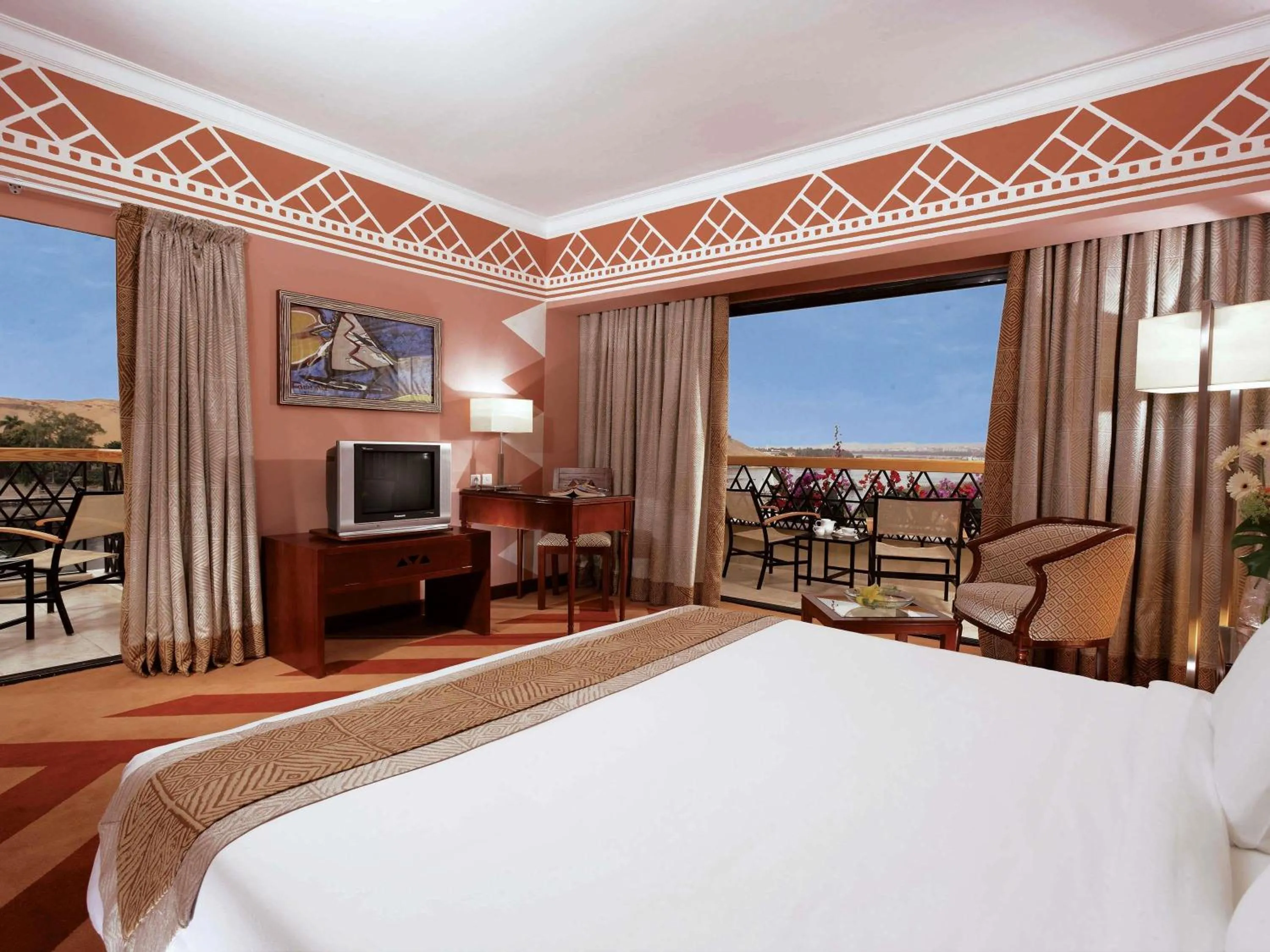 Superior King Room with Nile View in Mövenpick Resort Aswan
