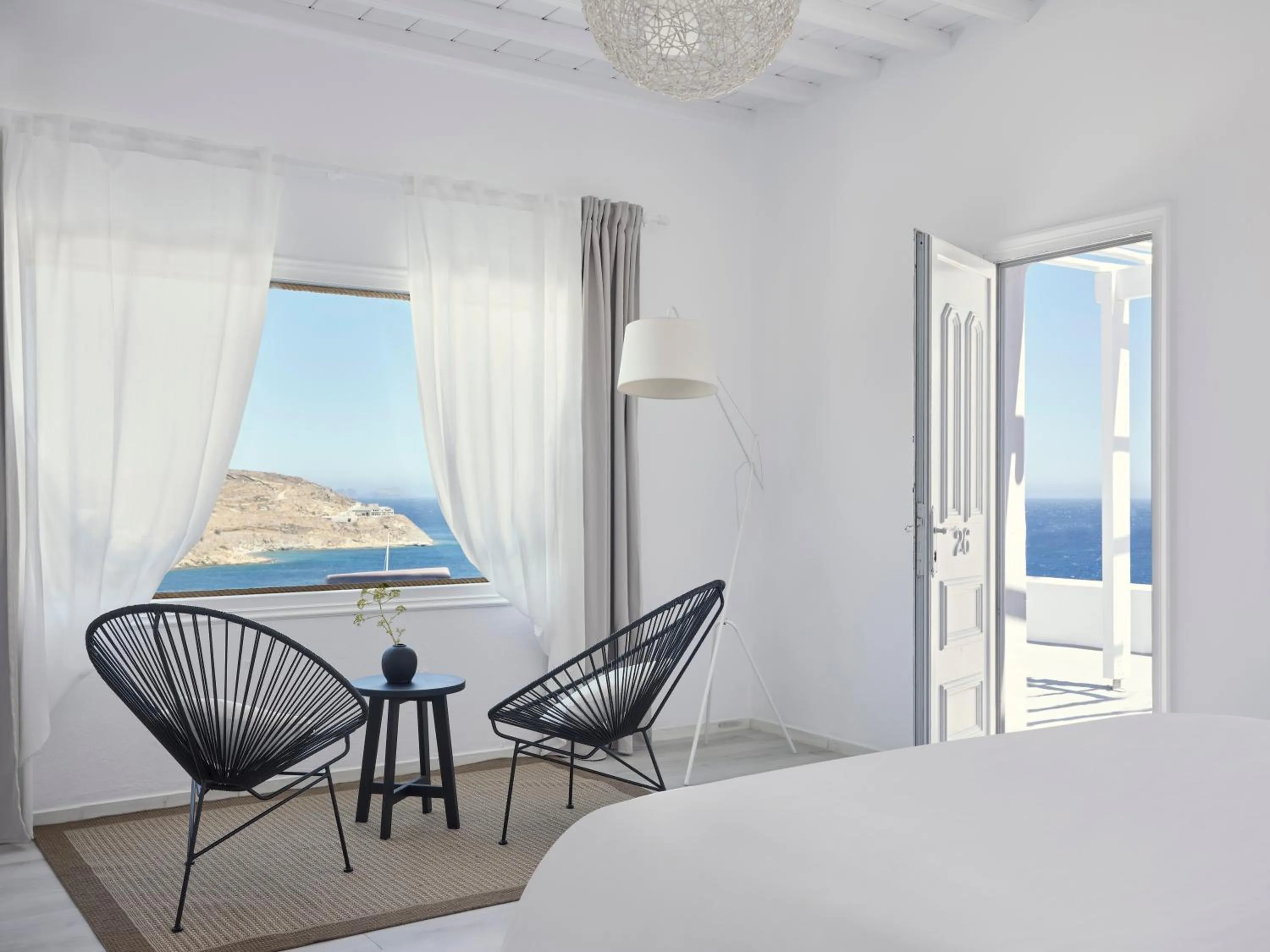Superior Double Room with Sea View in Pietra e Mare - Mykonos Moments