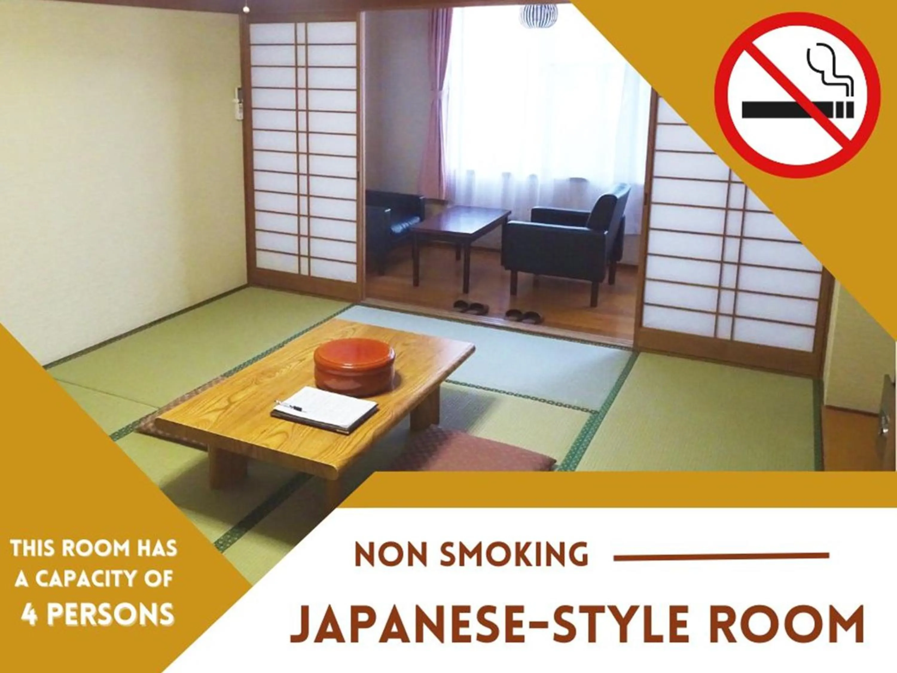 Japanese-Style Quadruple Room - single occupancy in 阿寺温泉 フォレスパ木曽あてら荘