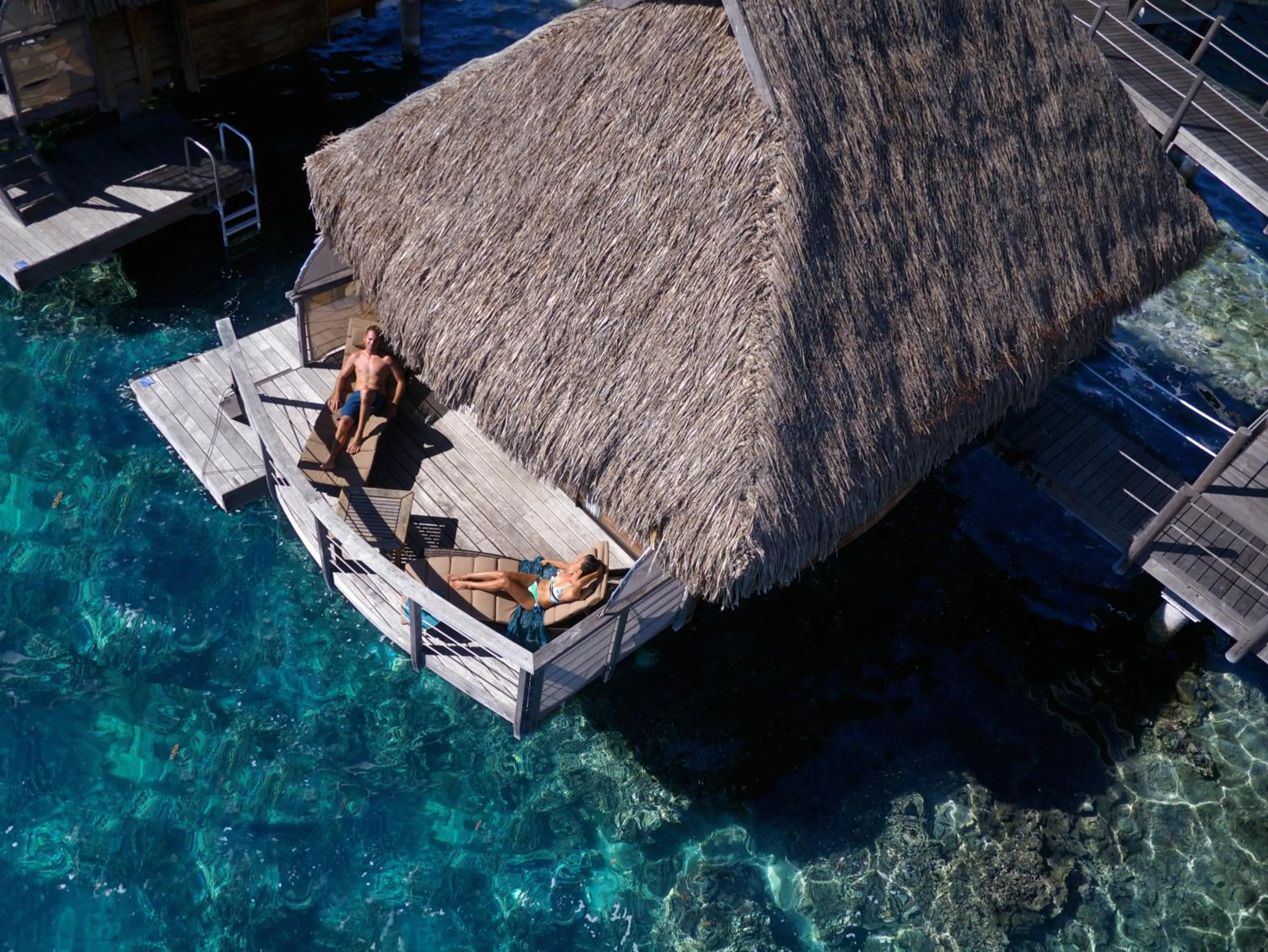 Premium Over Water Bungalow - Lagoon View in Manava Beach Resort & Spa Moorea