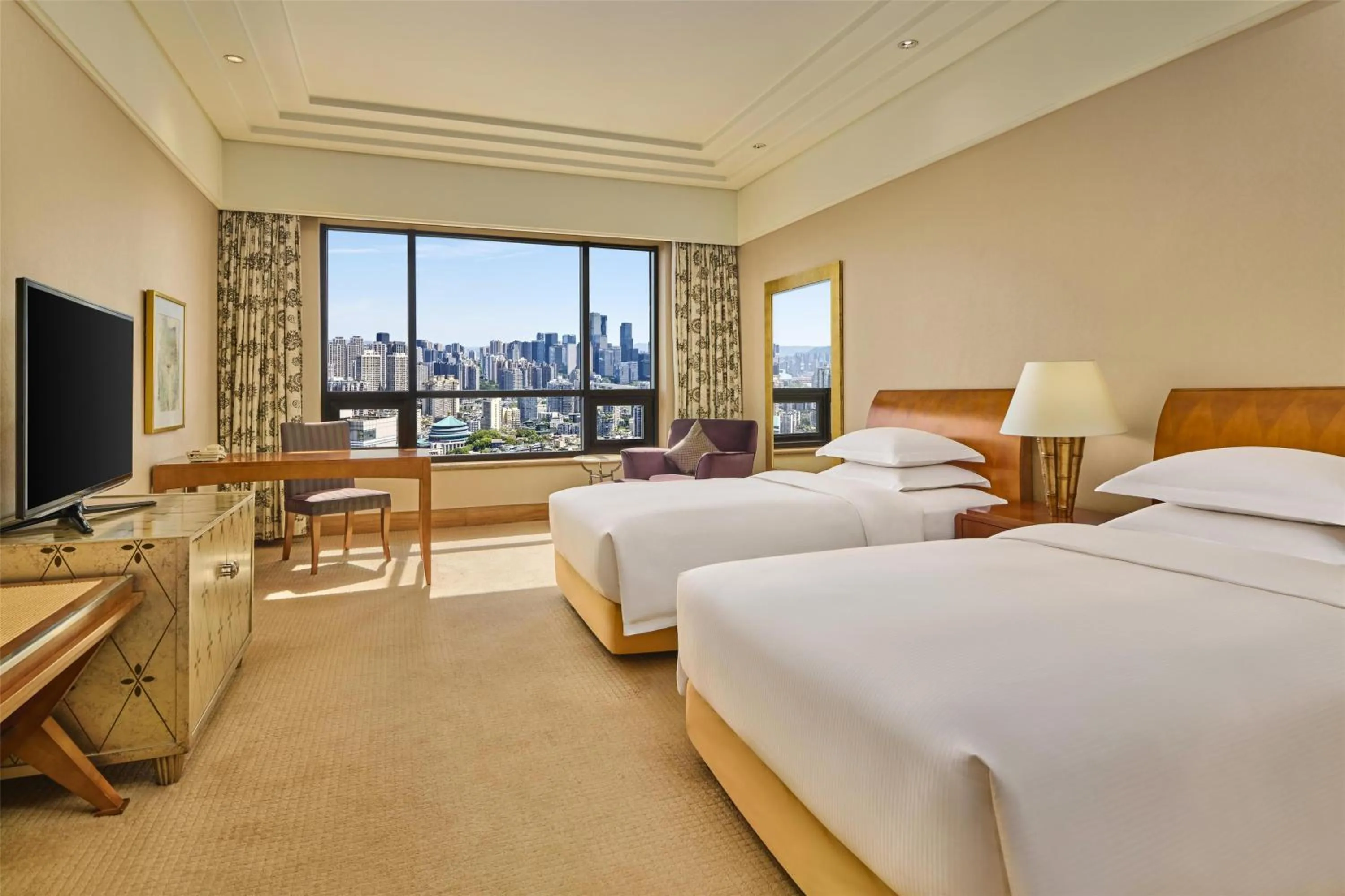 Executive Twin Room with View in Hilton Chongqing