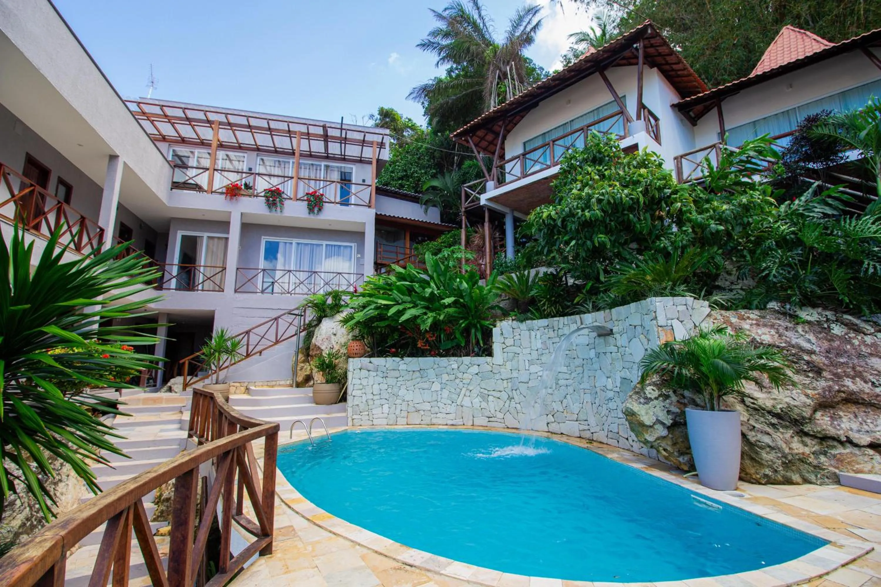 Bungalow with Jacuzzi and Sea view in Charme Pousada Boutique & Spa