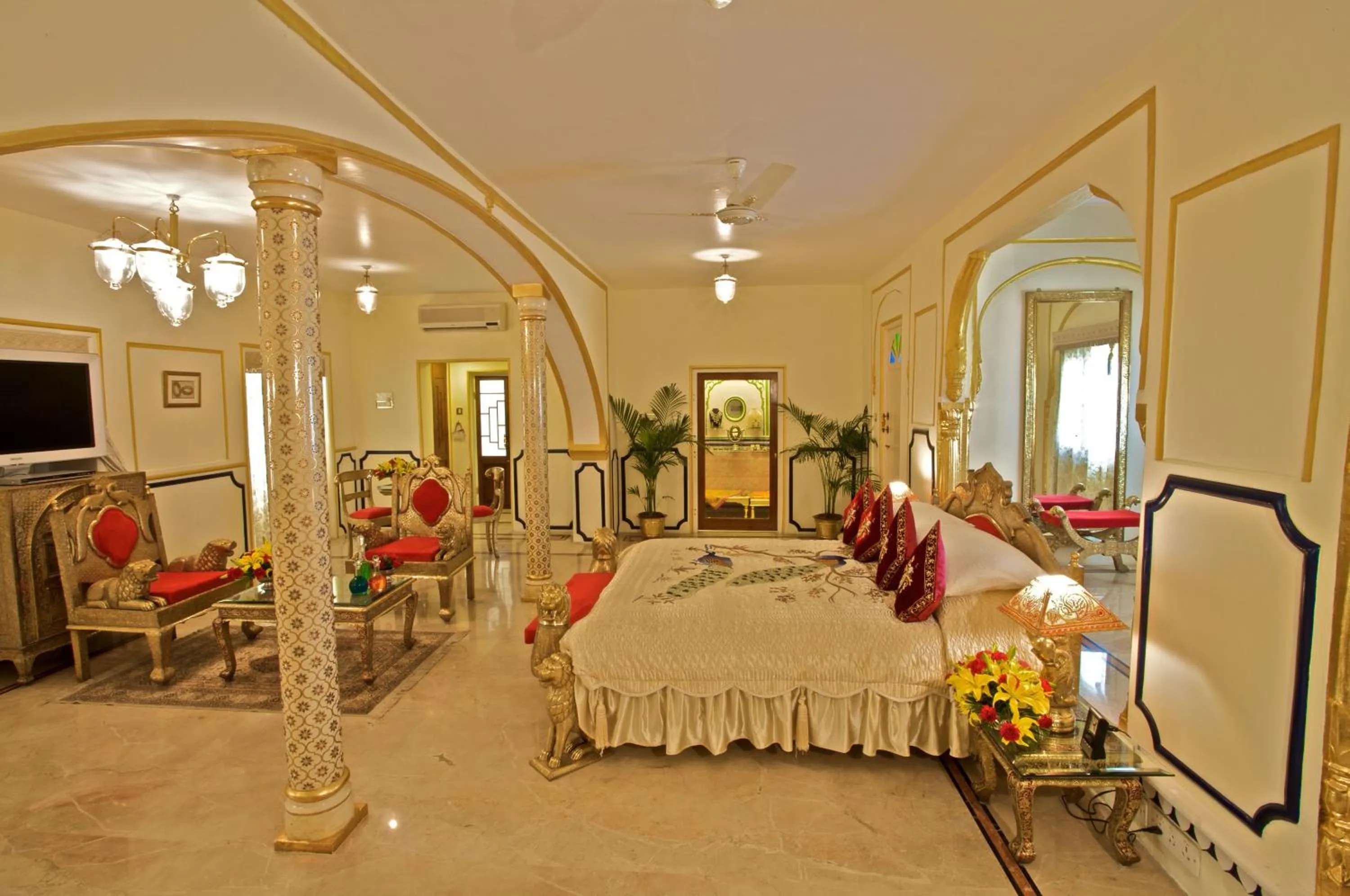 Suite with Garden View - single occupancy in The Raj Palace (Small Luxury Hotels of the World)