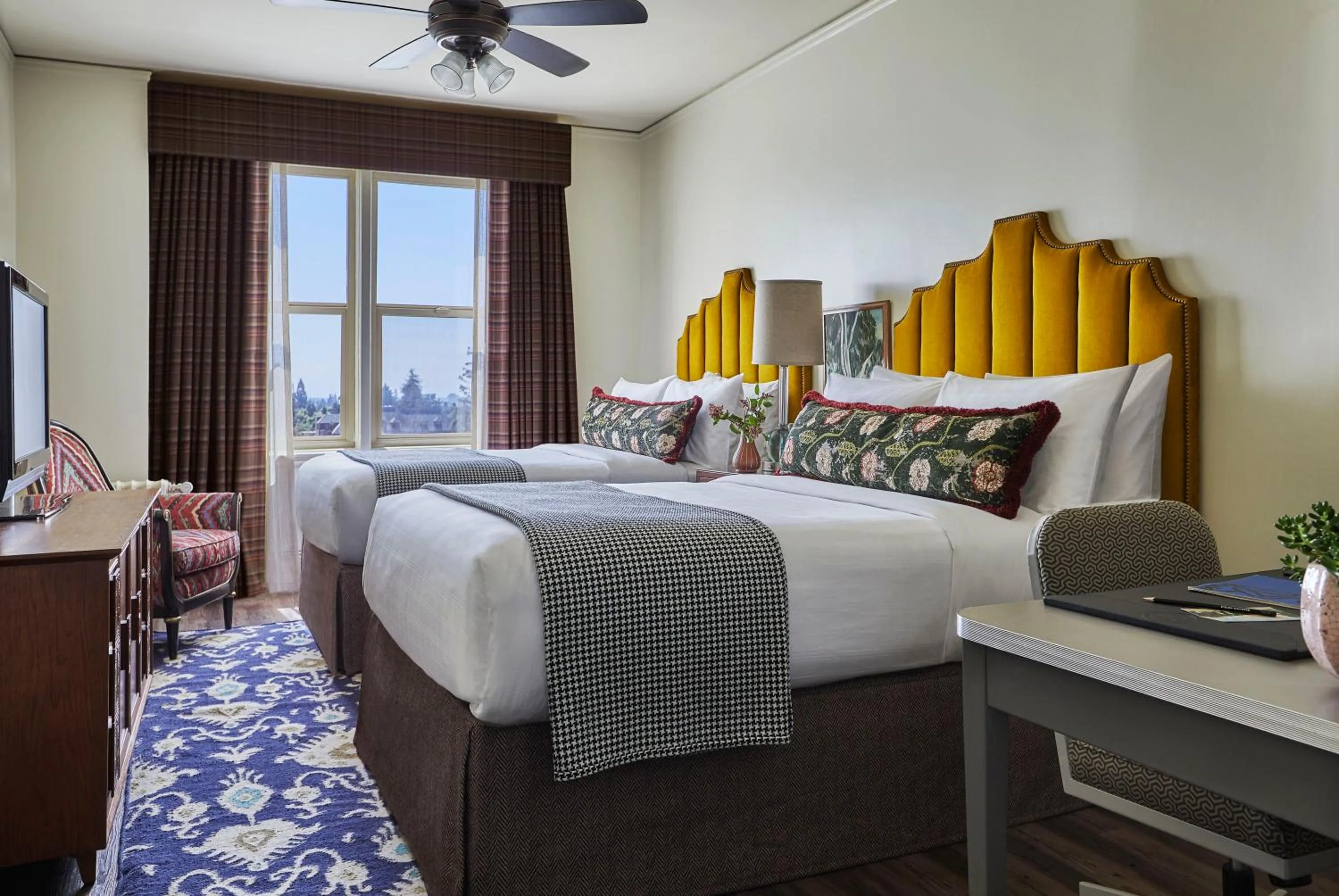 Graduate Double Room with Two Double Beds - Top Floor in Graduate by Hilton Berkeley