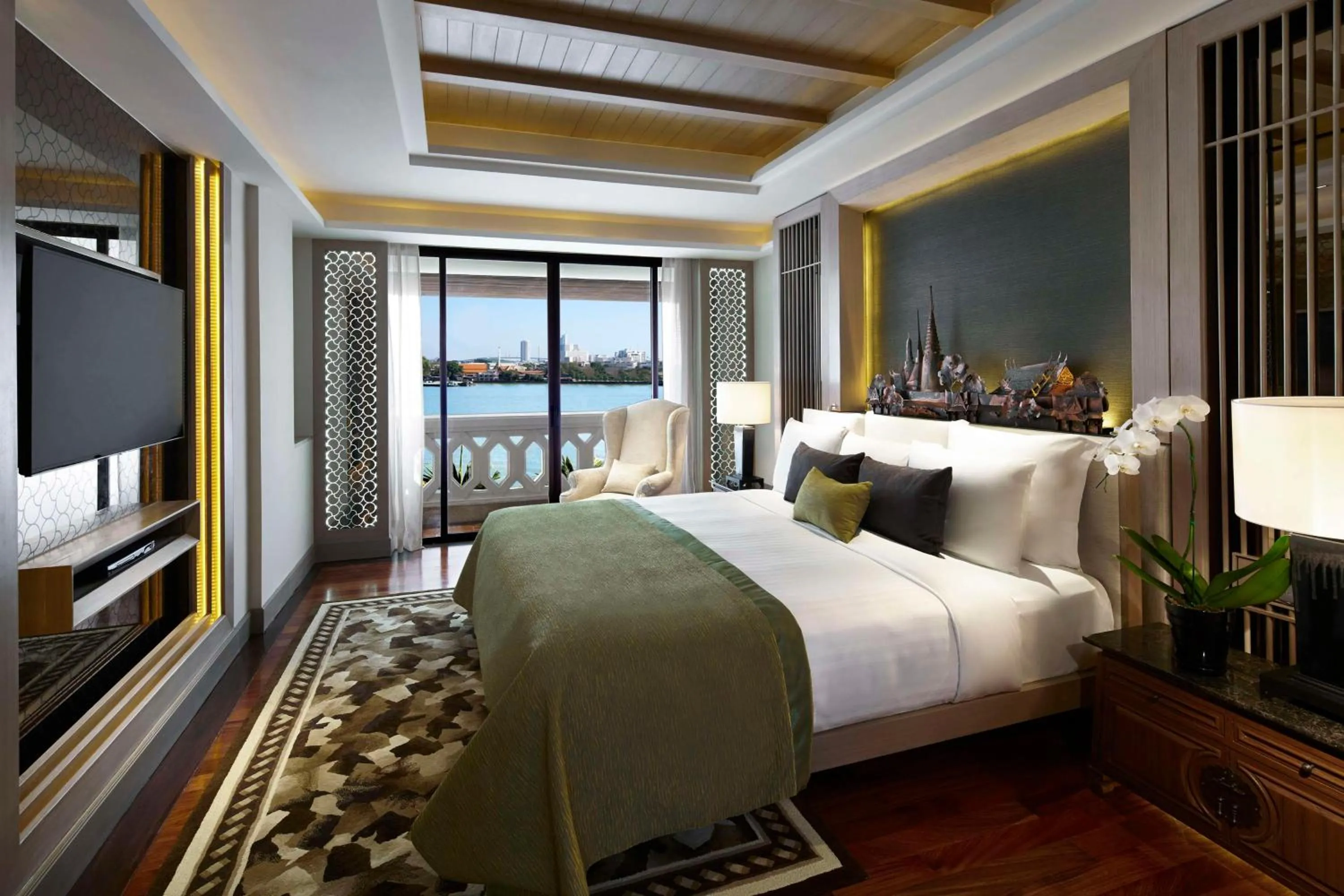 Two-Bedroom River View Suite in Anantara Riverside Bangkok Resort