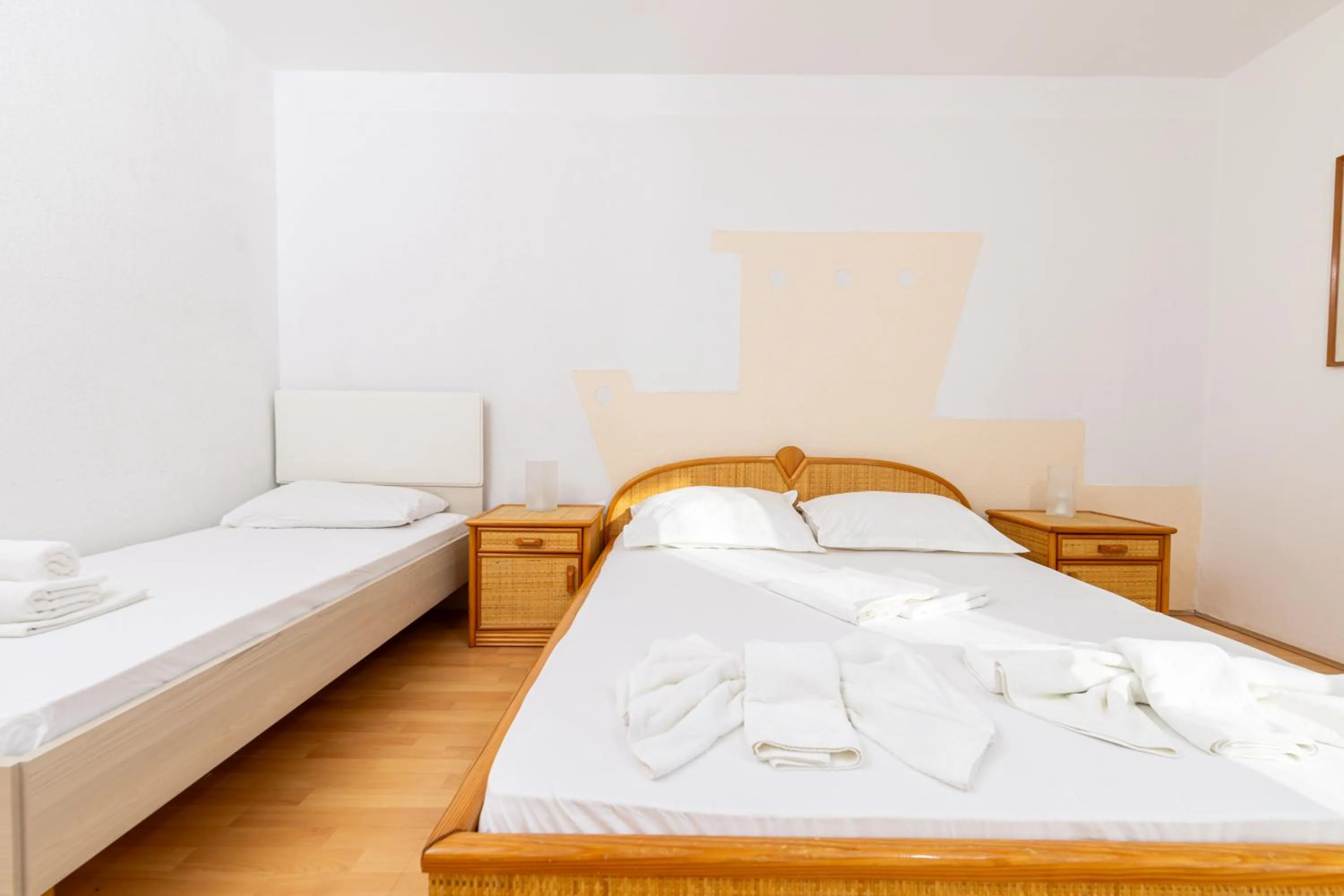 Bed in Hotel Timun