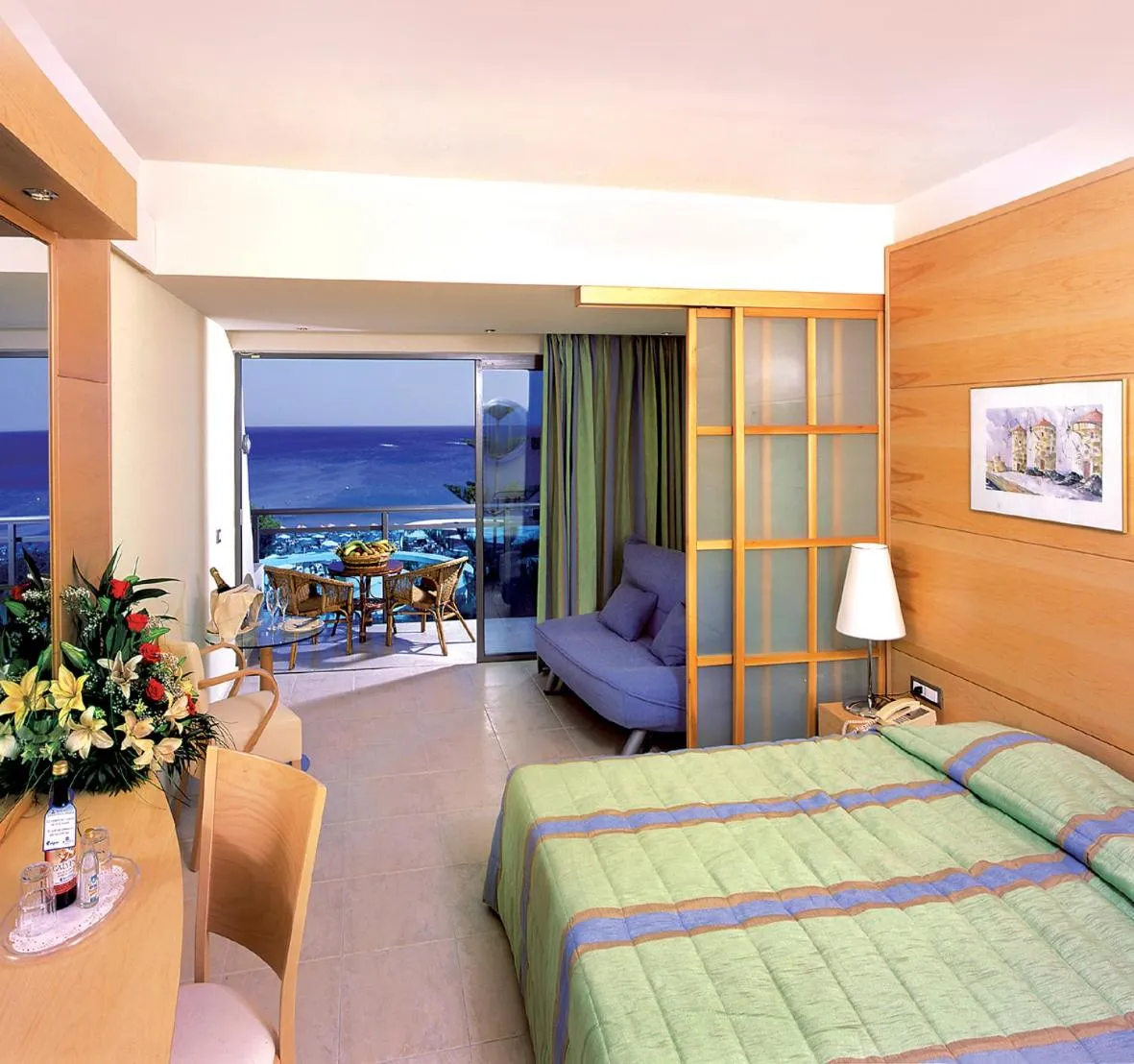 Double or Twin Room with Sea View in Calypso Beach