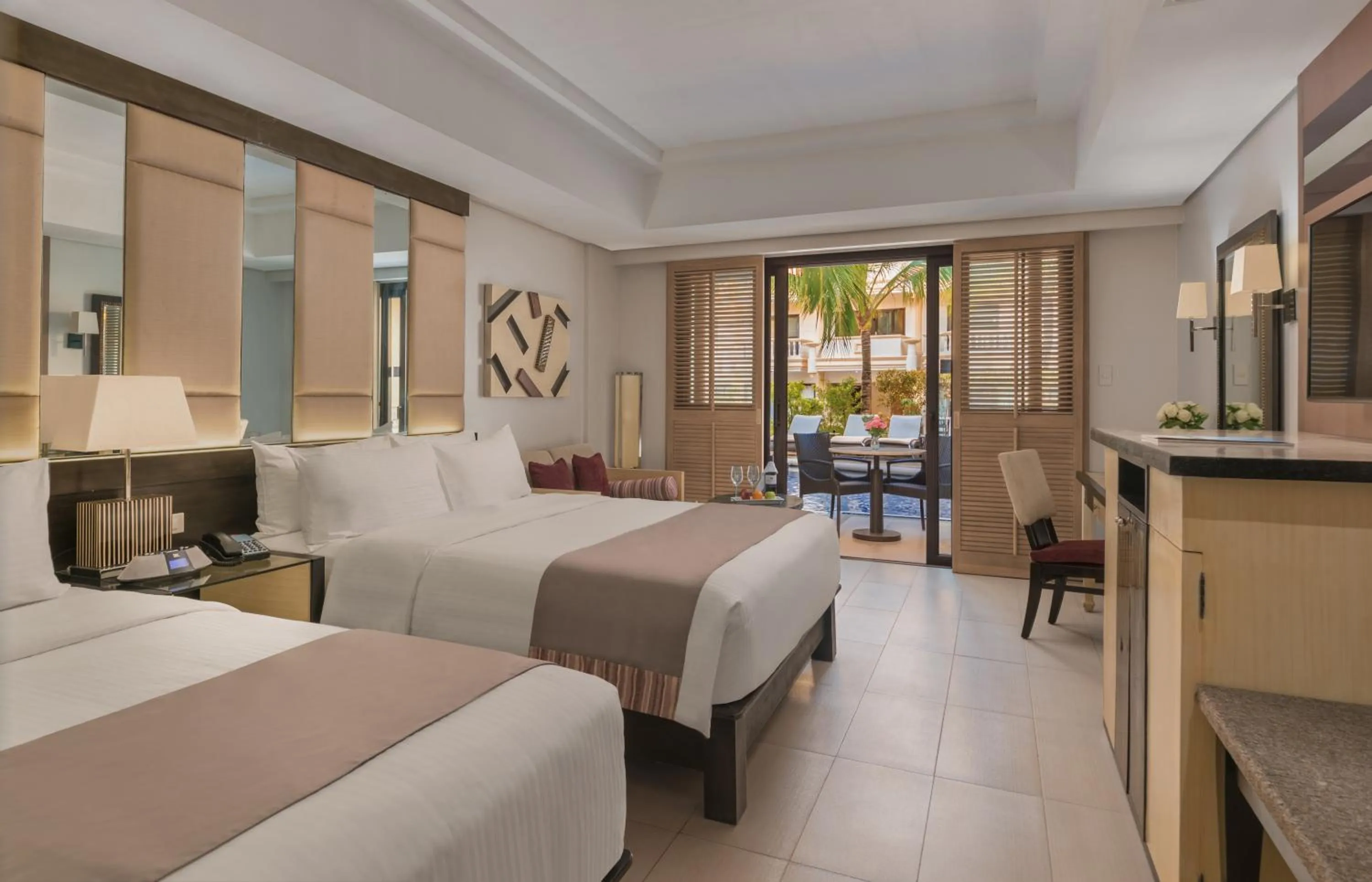 Grand Twin with Direct Pool Access in Henann Garden Resort